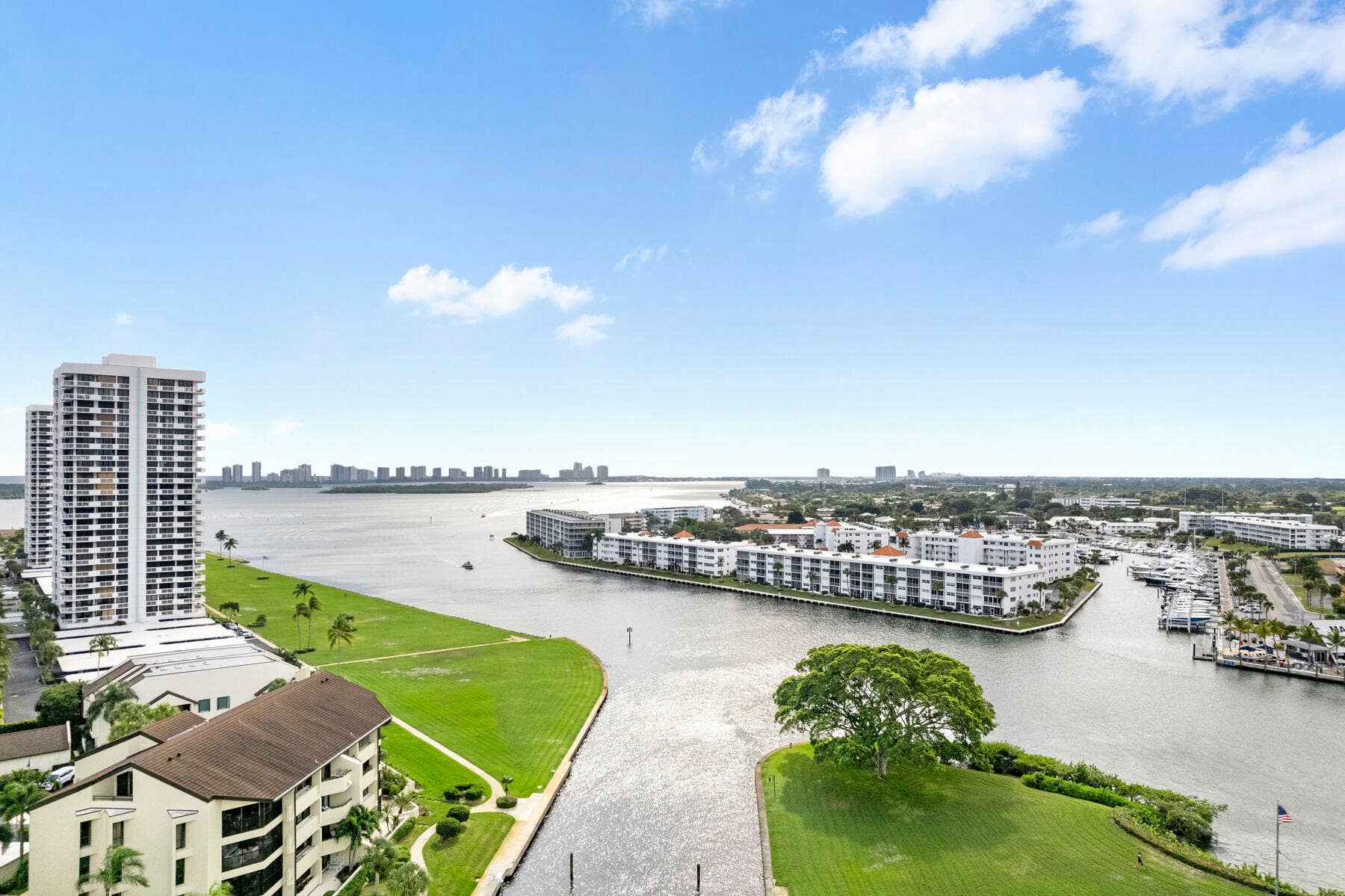 1117 MARINE Way E, K3L Boat Slip#45, North Palm Beach, FL 33408 Aerial View