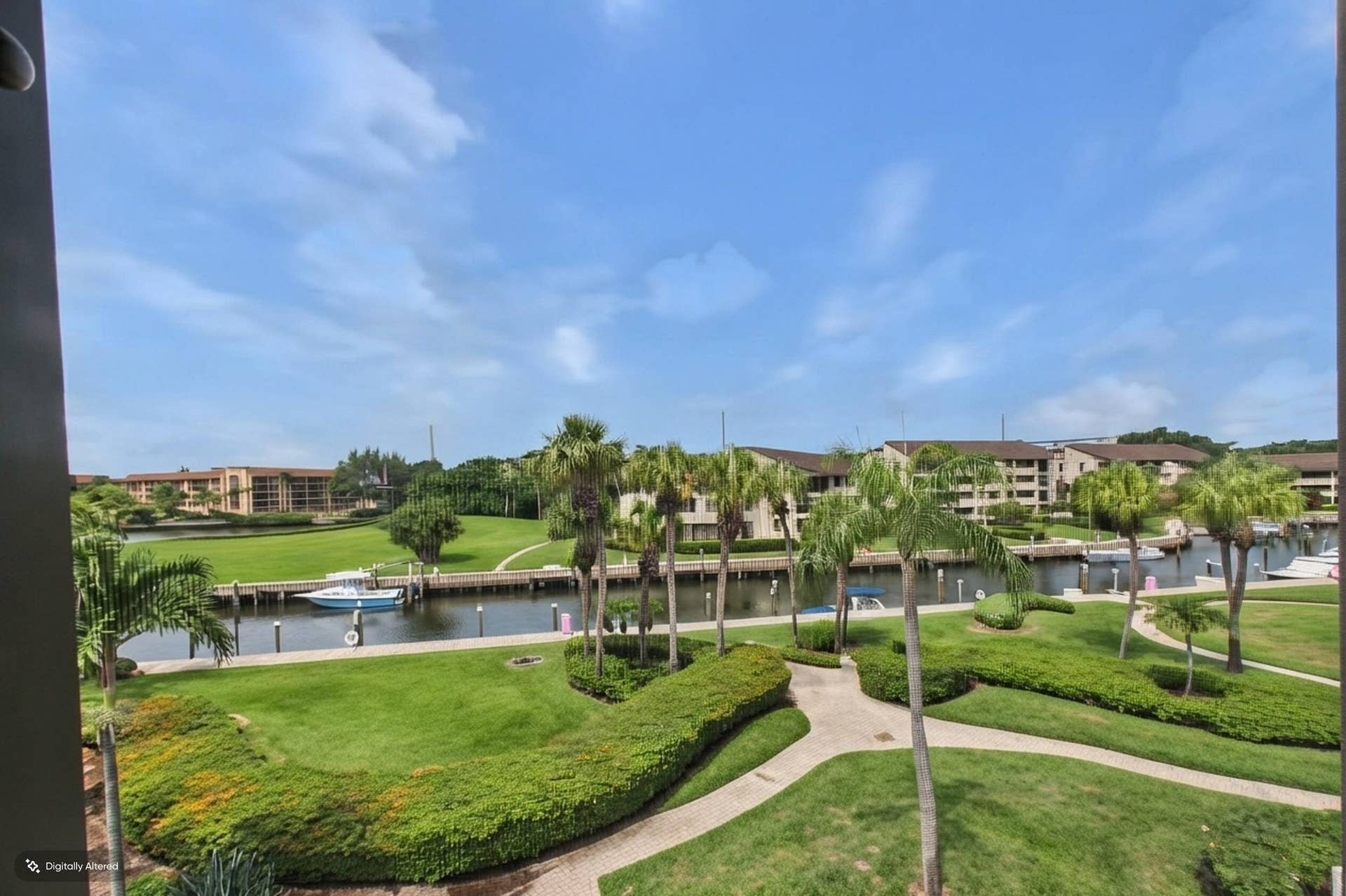 1117 MARINE Way E, K3L Boat Slip#45, North Palm Beach, FL 33408 Screened Balcony View