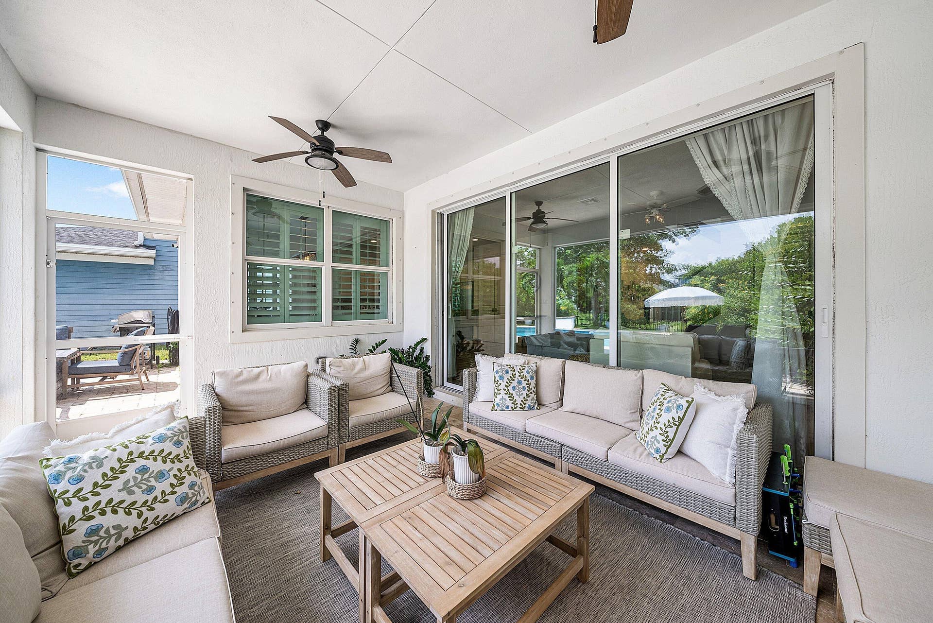 Outside Covered Patio