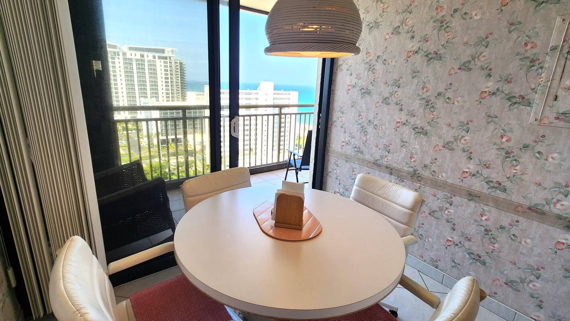 3400 N Ocean Drive, #1703, Riviera Beach, FL 33404 Ocean View from Breakfast Nook