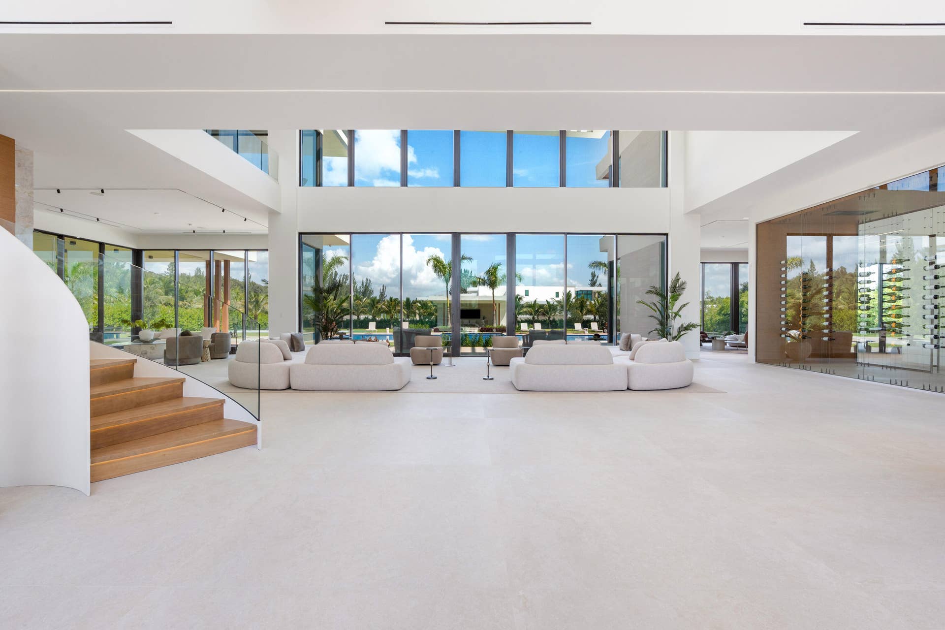 16745 Stratford Court, Southwest Ranches, FL 33331 View from Foyer Entry