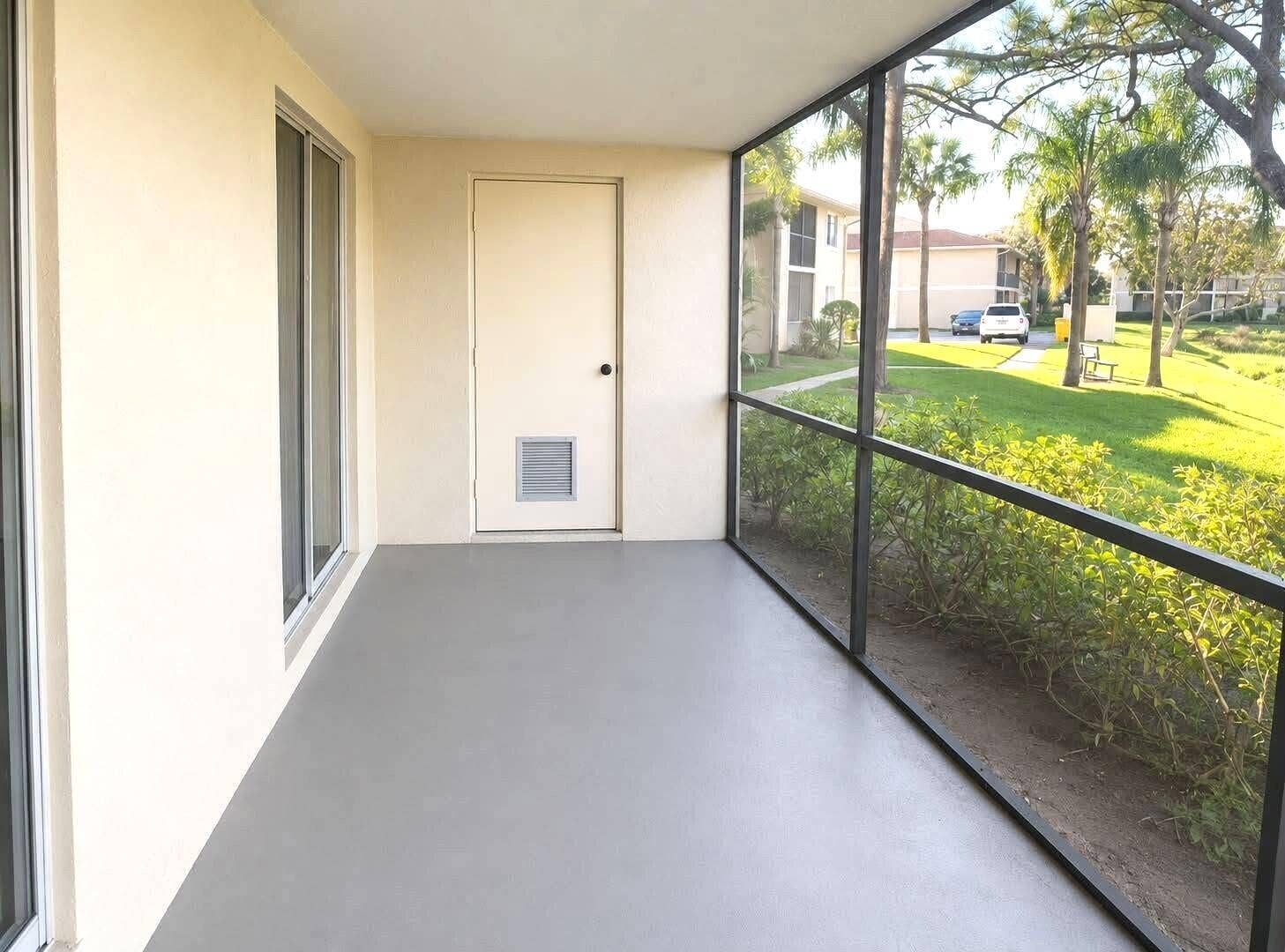 6519 Chasewood Drive, #D, Jupiter, Jupiter, FL 33458 Spacious Patio