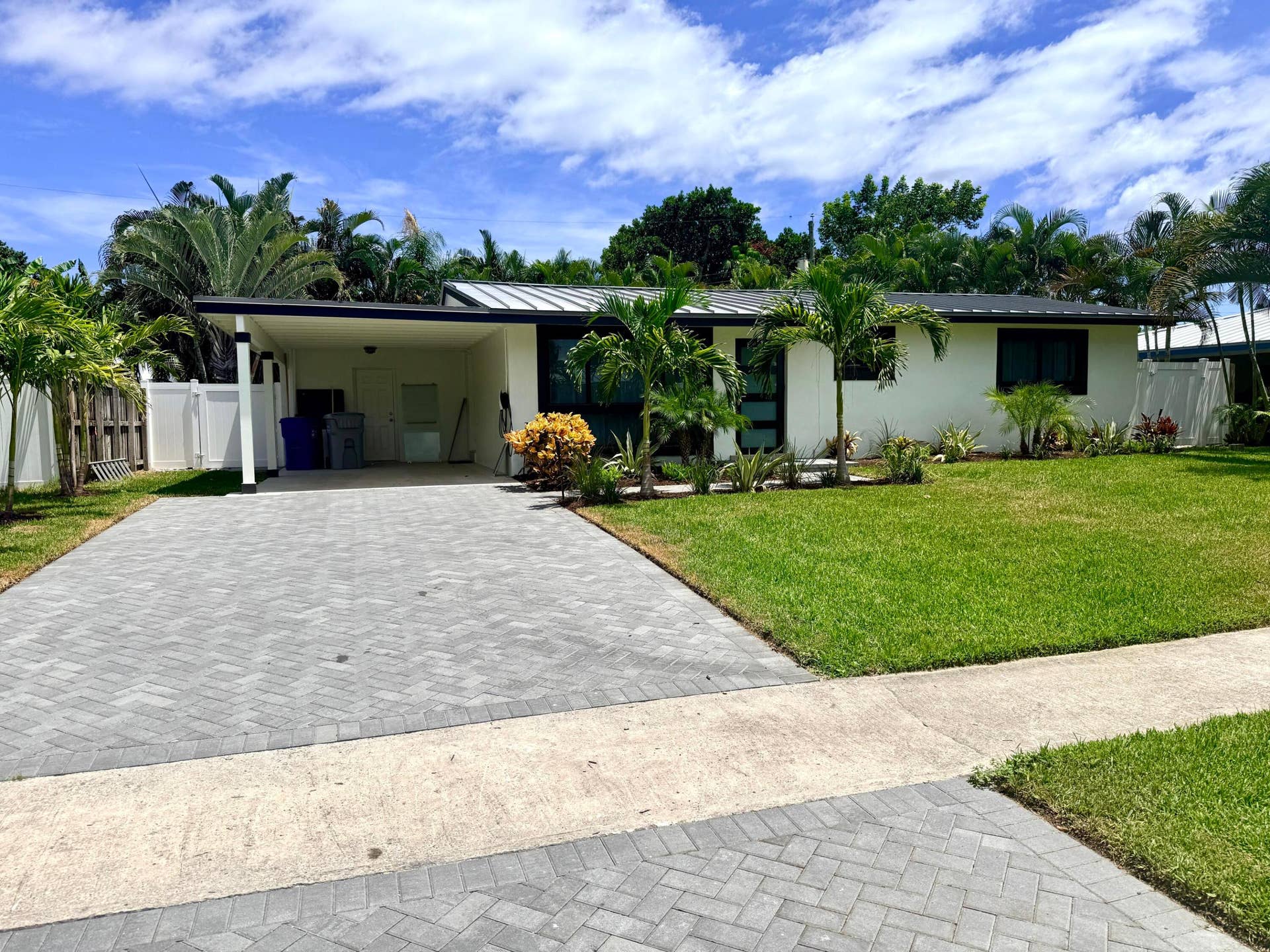 608 NE 24TH Avenue, Pompano Beach, Pompano Beach, FL 33062 EV Charger in carport.