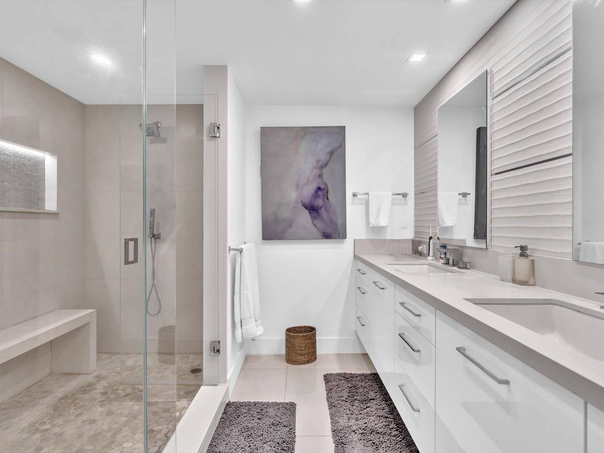 PRIMARY BATH WITH SPA SHOWER