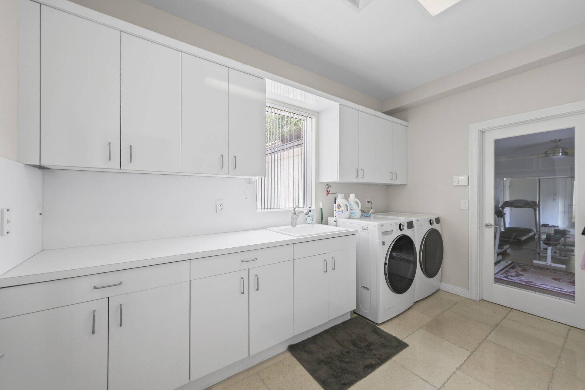 laundry room W laundry shoot from 2nd floor