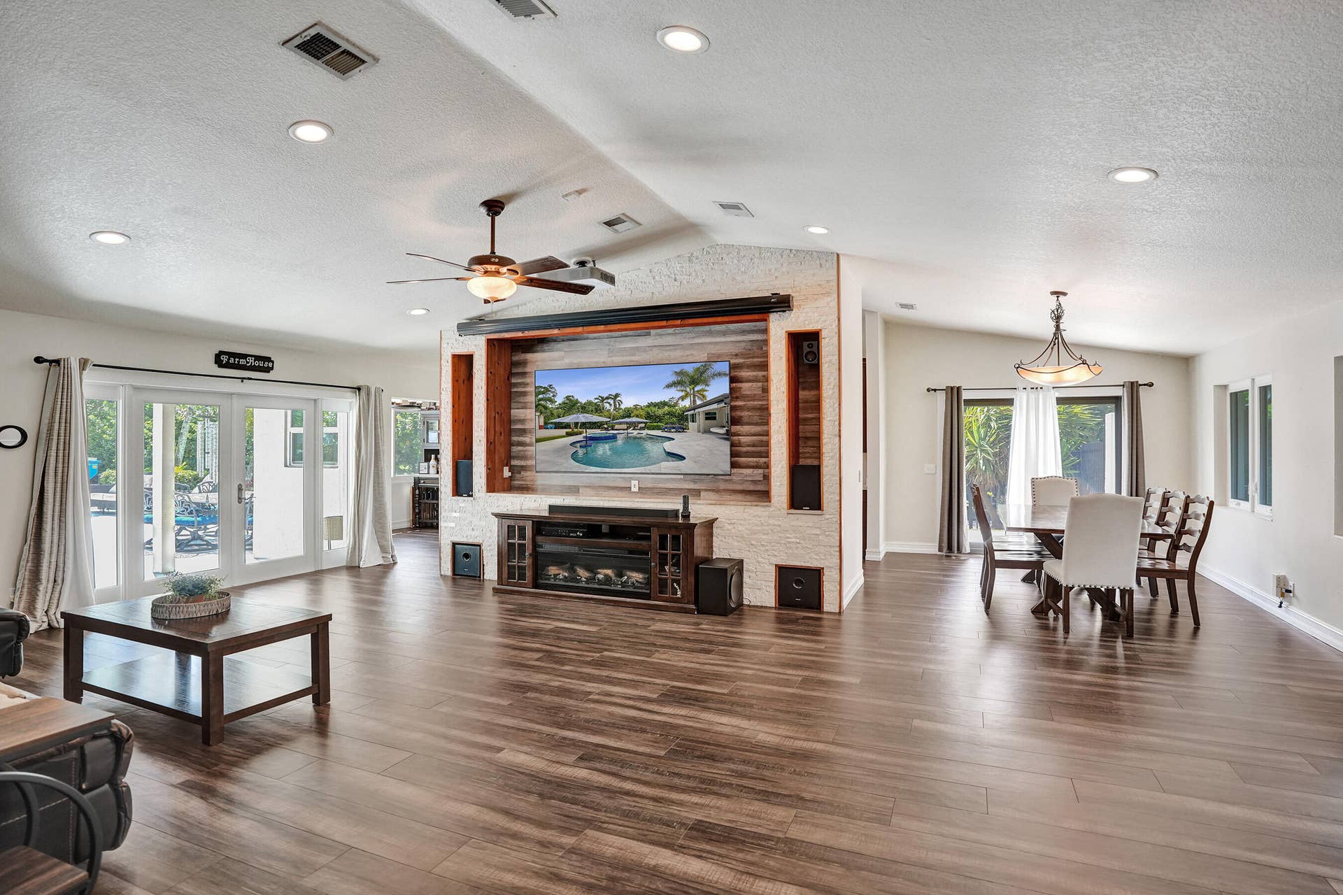 6146 NW 66TH Avenue, Parkland, FL 33067 Open concept living and dining room