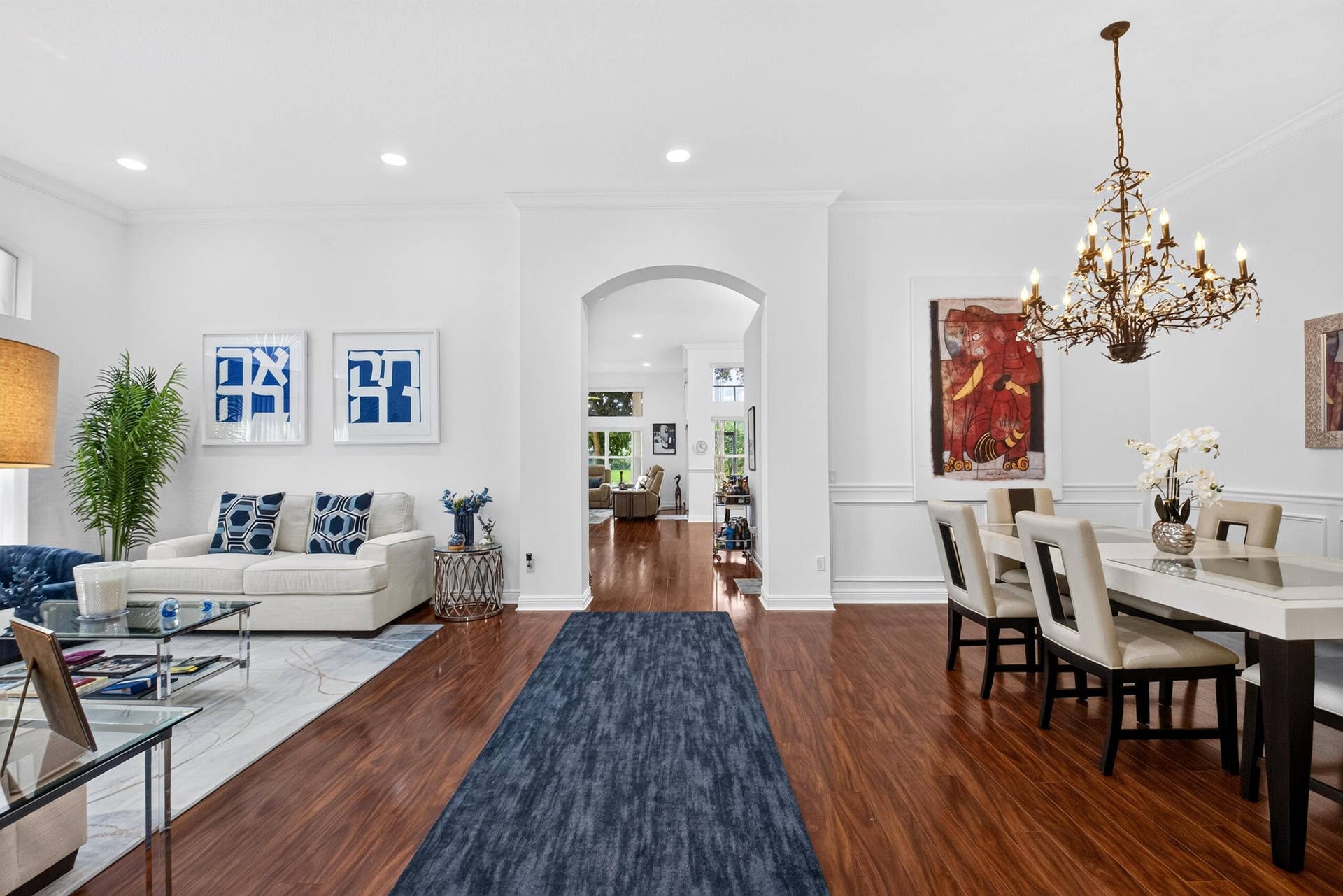 6600 Capistrano Beach Trail, Delray Beach, FL 33446 These rooms are thoughtfully positioned across from one another creating an open flow
