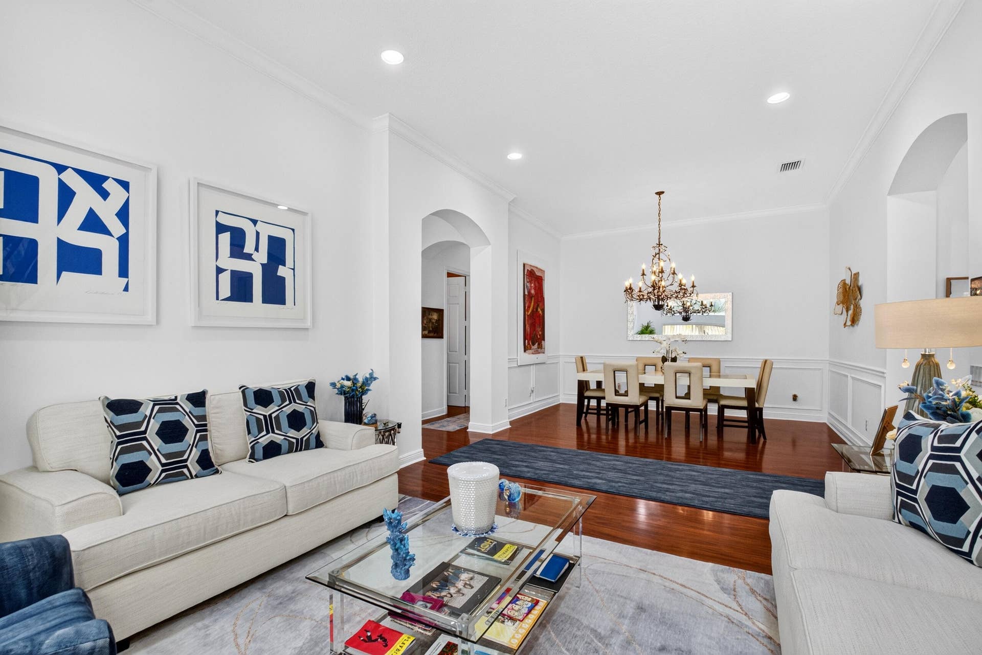 6600 Capistrano Beach Trail, Delray Beach, FL 33446 The architectural arches flow throughout the home.