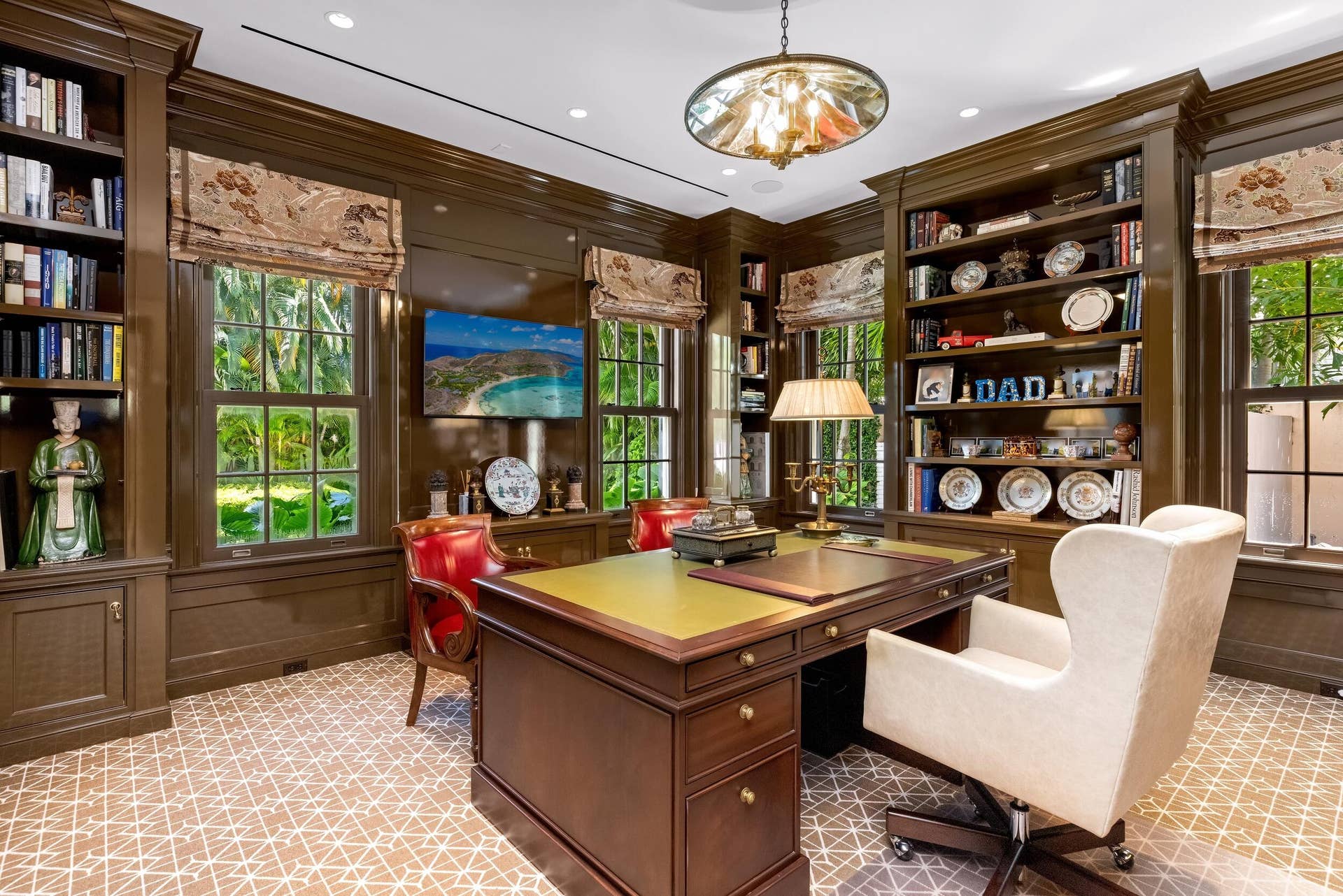 255 Wells Road, Palm Beach, FL 33480 Library