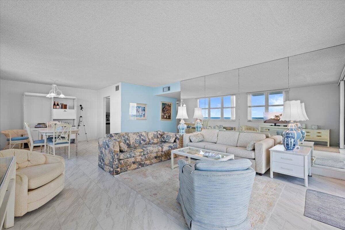 5440 N OCEAN Drive, #706, Singer Island, Singer Island, FL 33404 Living and dining