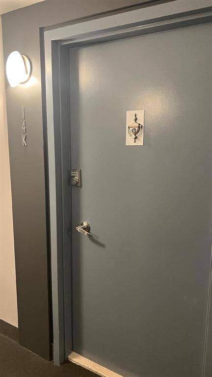 3015 N OCEAN Boulevard, #14K, Fort Lauderdale, FL 33308 a 14k entry unit door