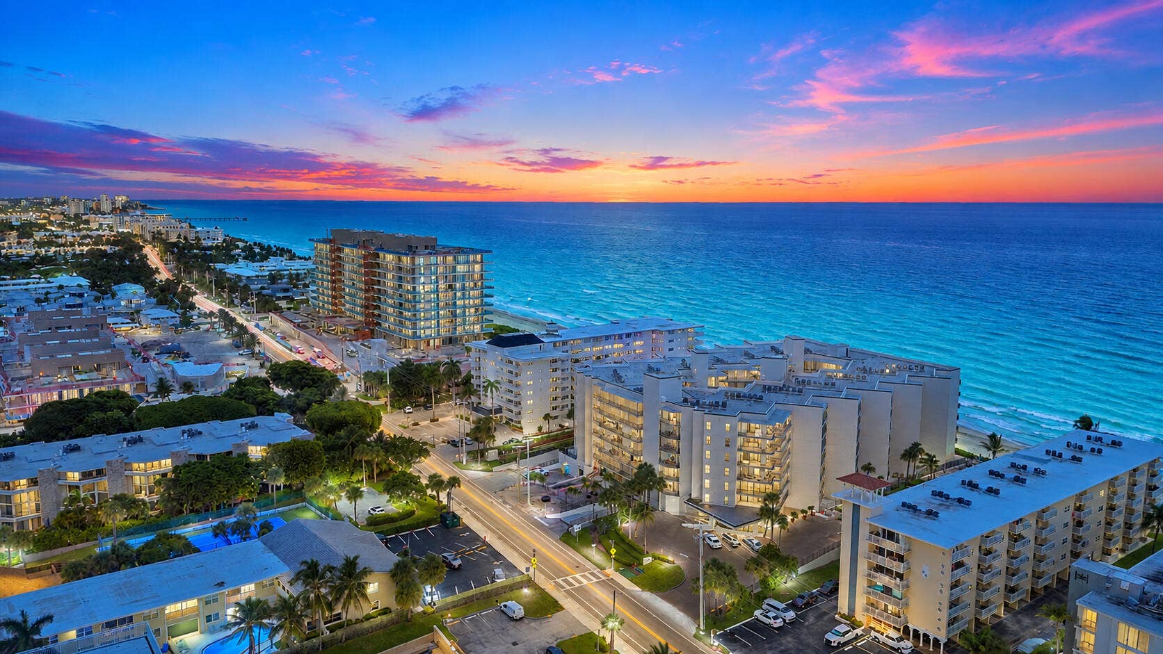 1167 HILLSBORO MILE, #509, Hillsboro Beach, FL 33062 AERIAL VIEW