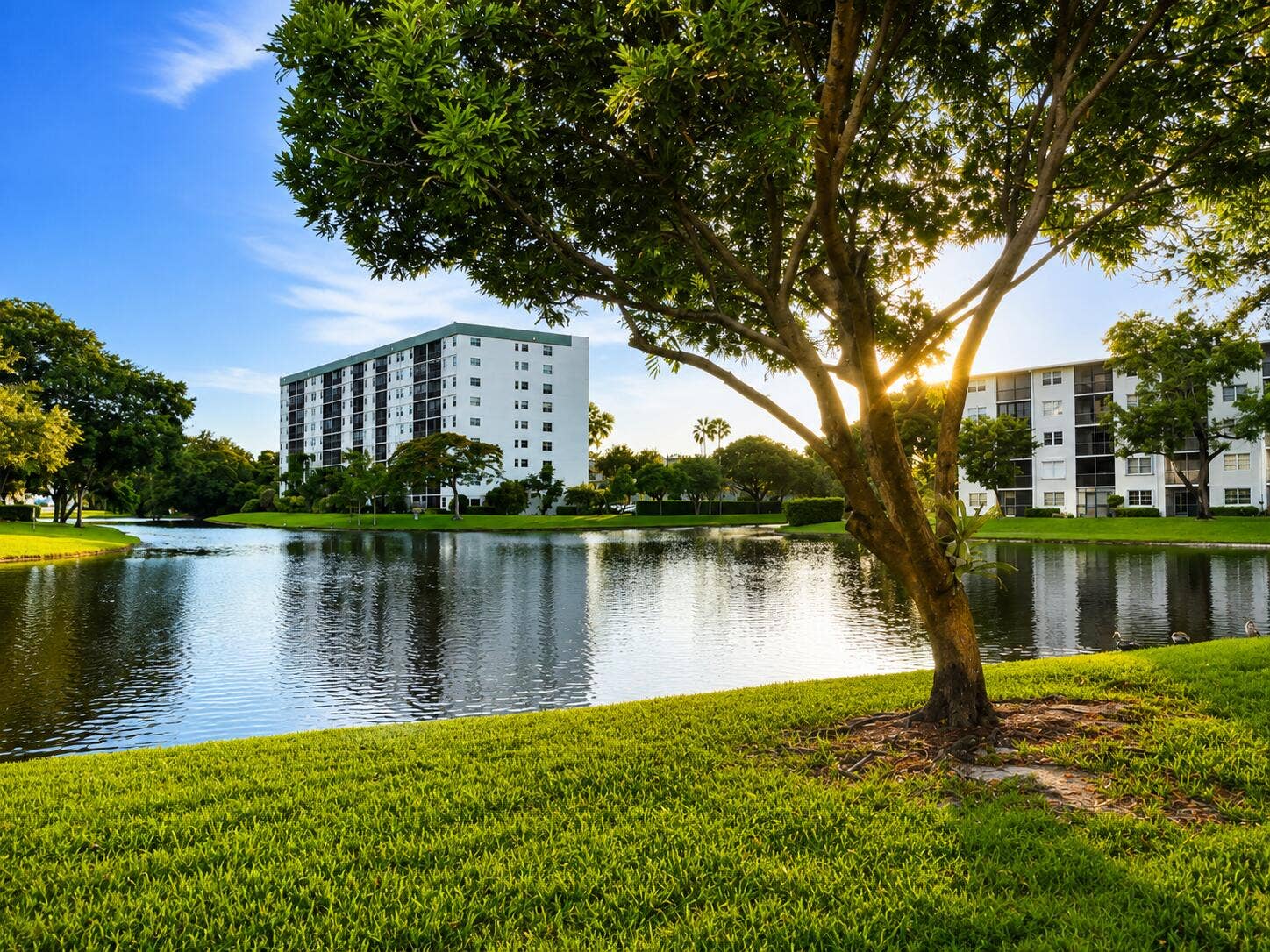 2226 N CYPRESS BEND Drive, #103, Pompano Beach, Pompano Beach, FL 33069 Lake View From Patio