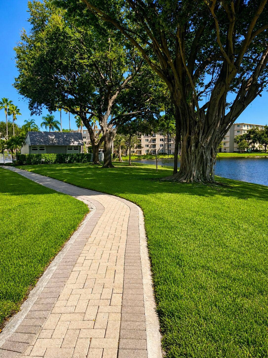 2226 N CYPRESS BEND Drive, #103, Pompano Beach, Pompano Beach, FL 33069 Trail to pool