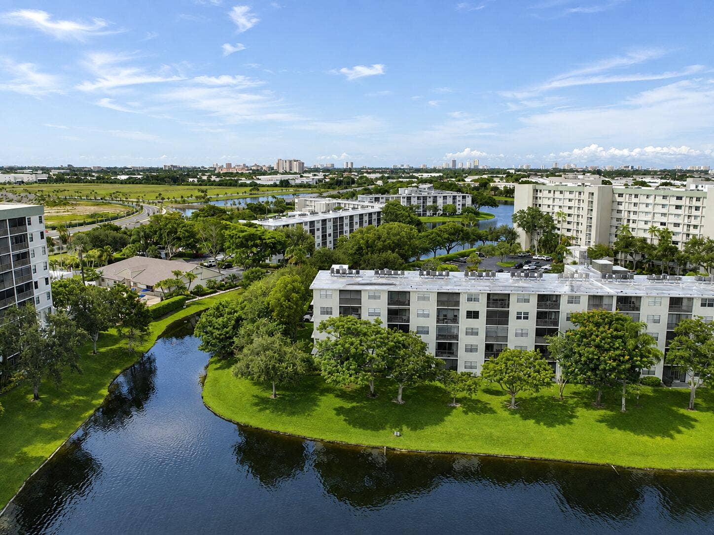 2226 N CYPRESS BEND Drive, #103, Pompano Beach, Pompano Beach, FL 33069 Ariel shot