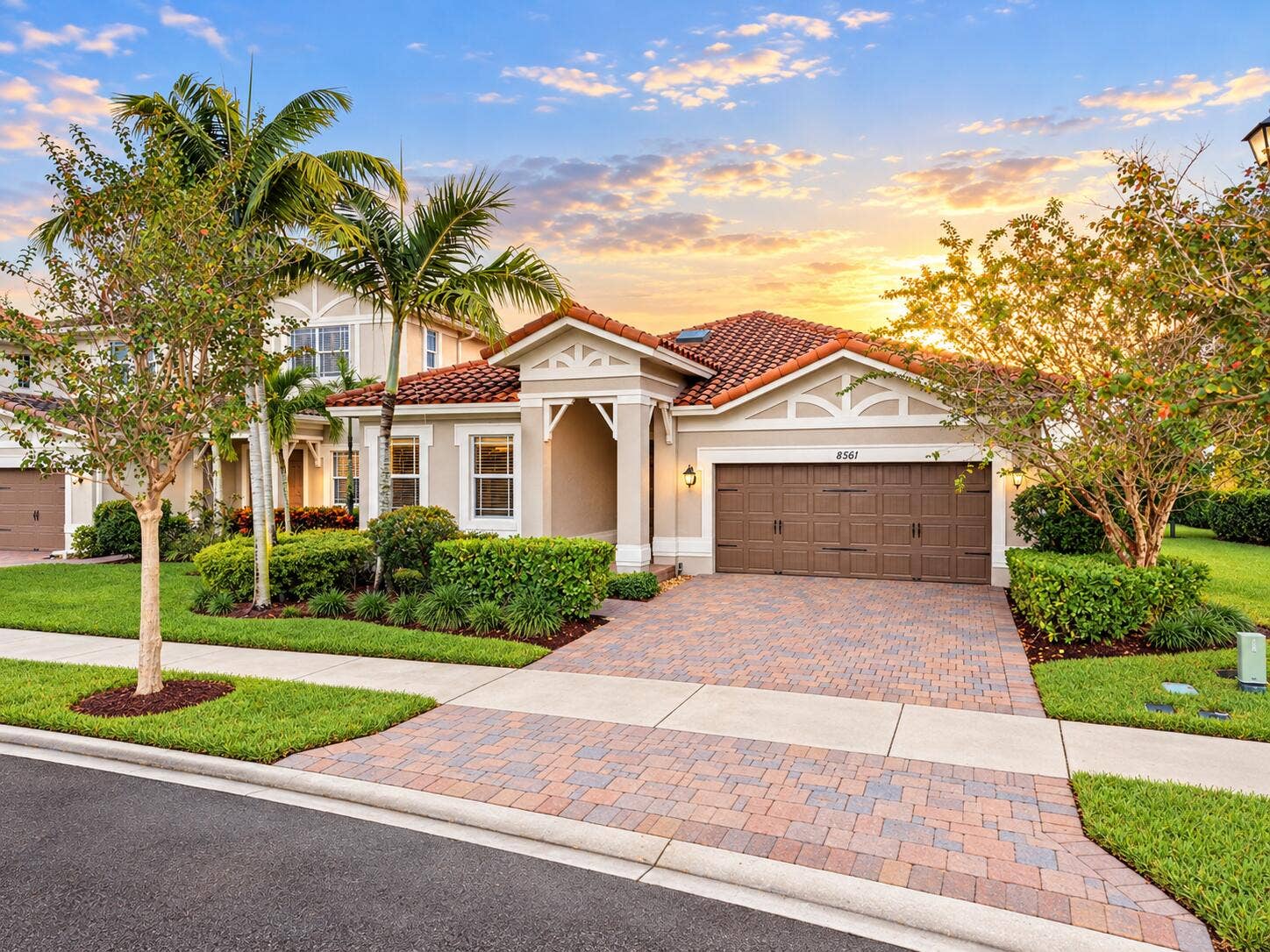 8561 LAKESIDE Bend, Parkland, FL 33076 Sunrise at a Mediterranean Suburban Home
