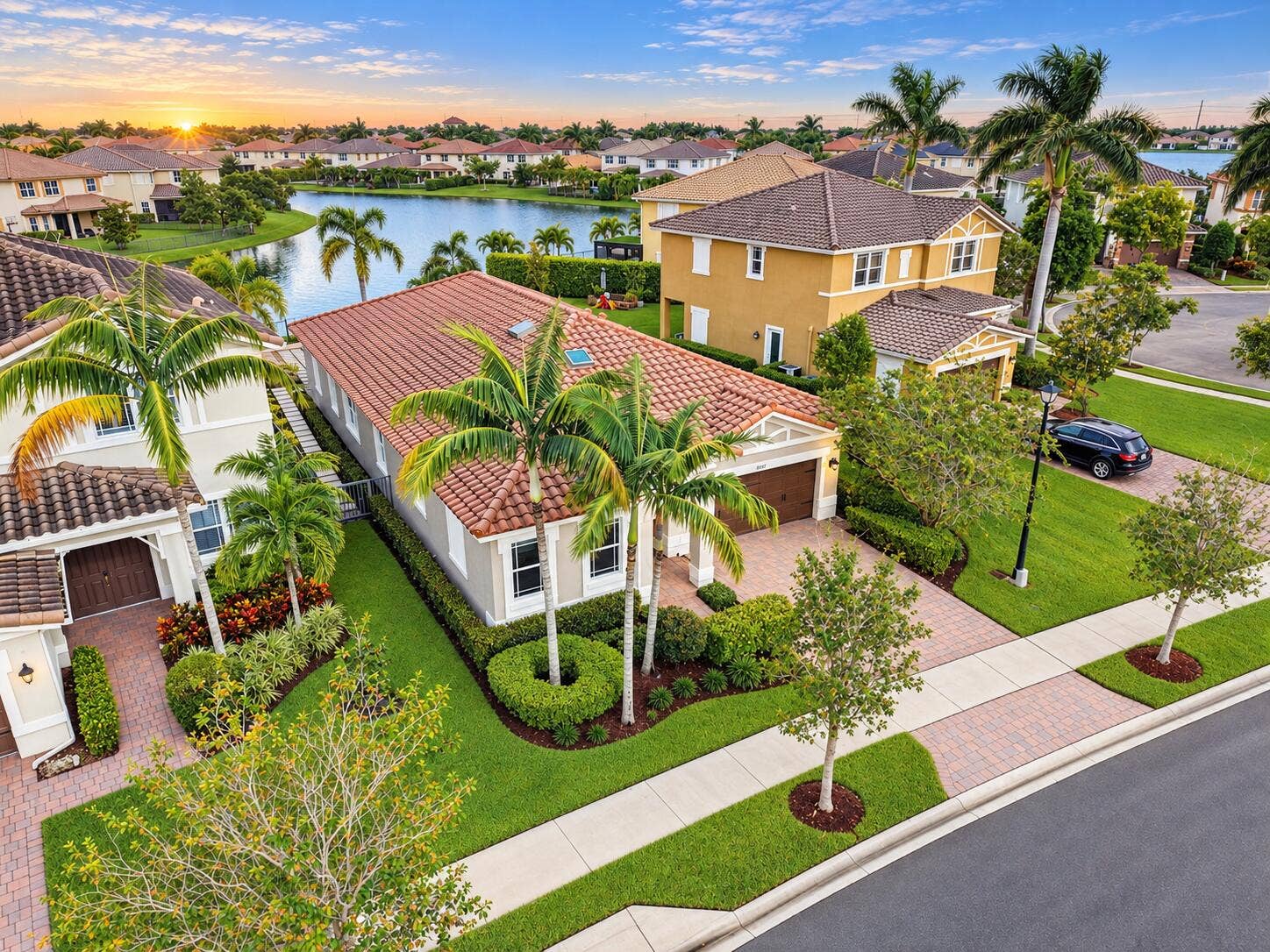 8561 LAKESIDE Bend, Parkland, FL 33076 Sunrise Lakeside Mediterranean Home