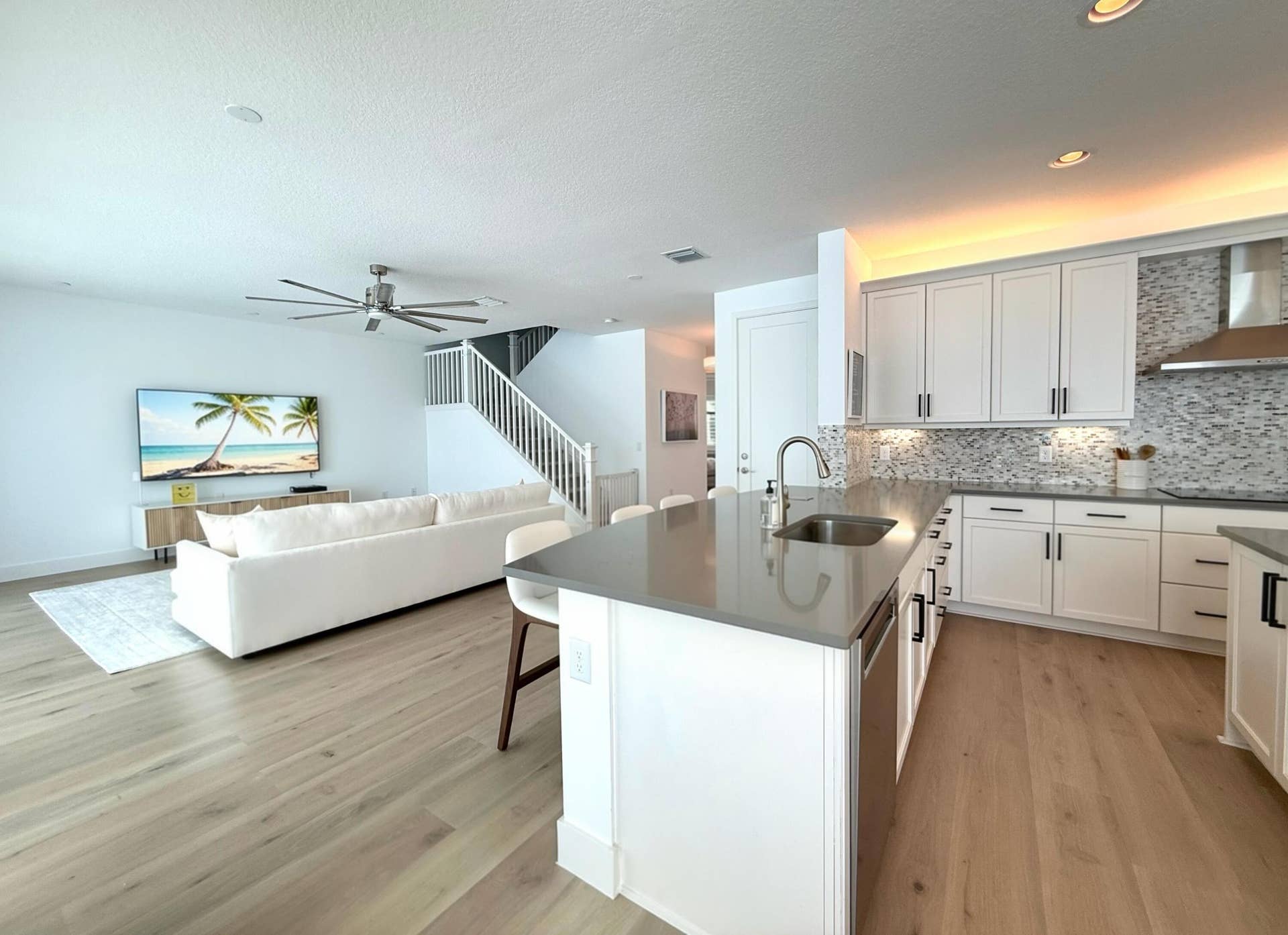 Kitchen / Living wide angle