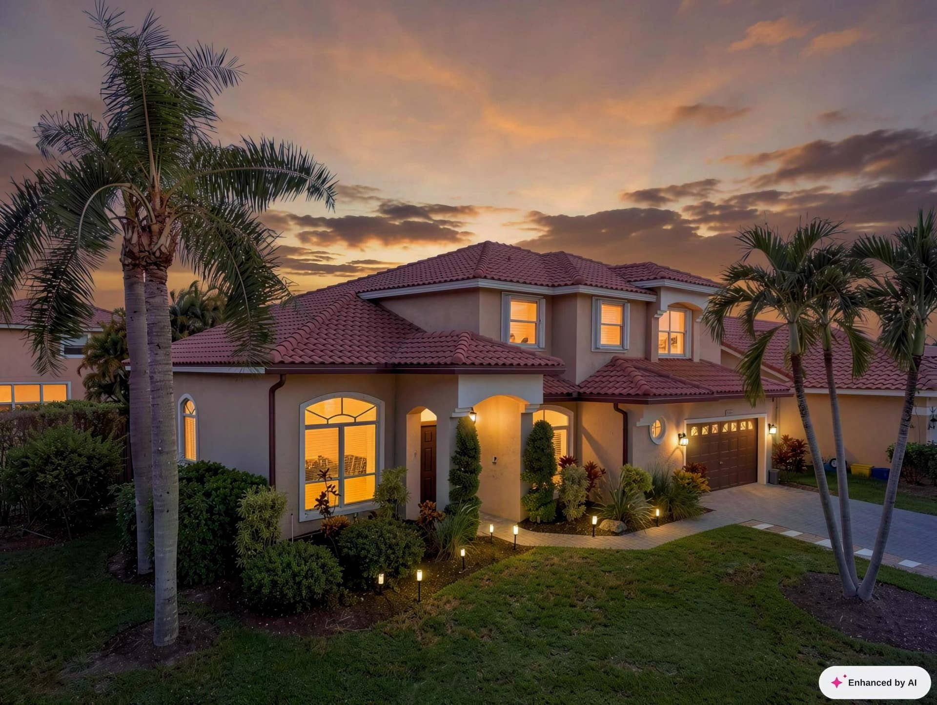 9340 Lake Serena Drive, Boca Raton, FL 33496 Front Dusk