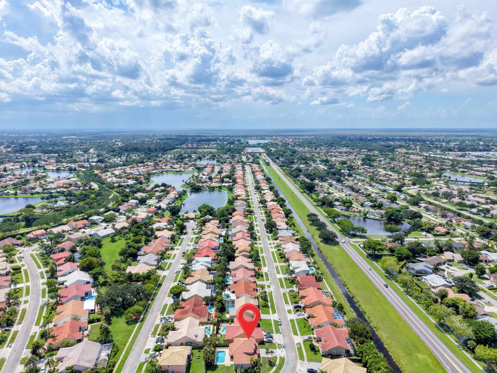 9340 Lake Serena Drive, Boca Raton, FL 33496 Panoramic to West