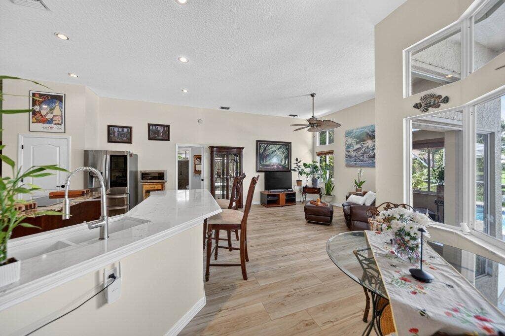 Off Kitchen, very accessible for the family to be together!