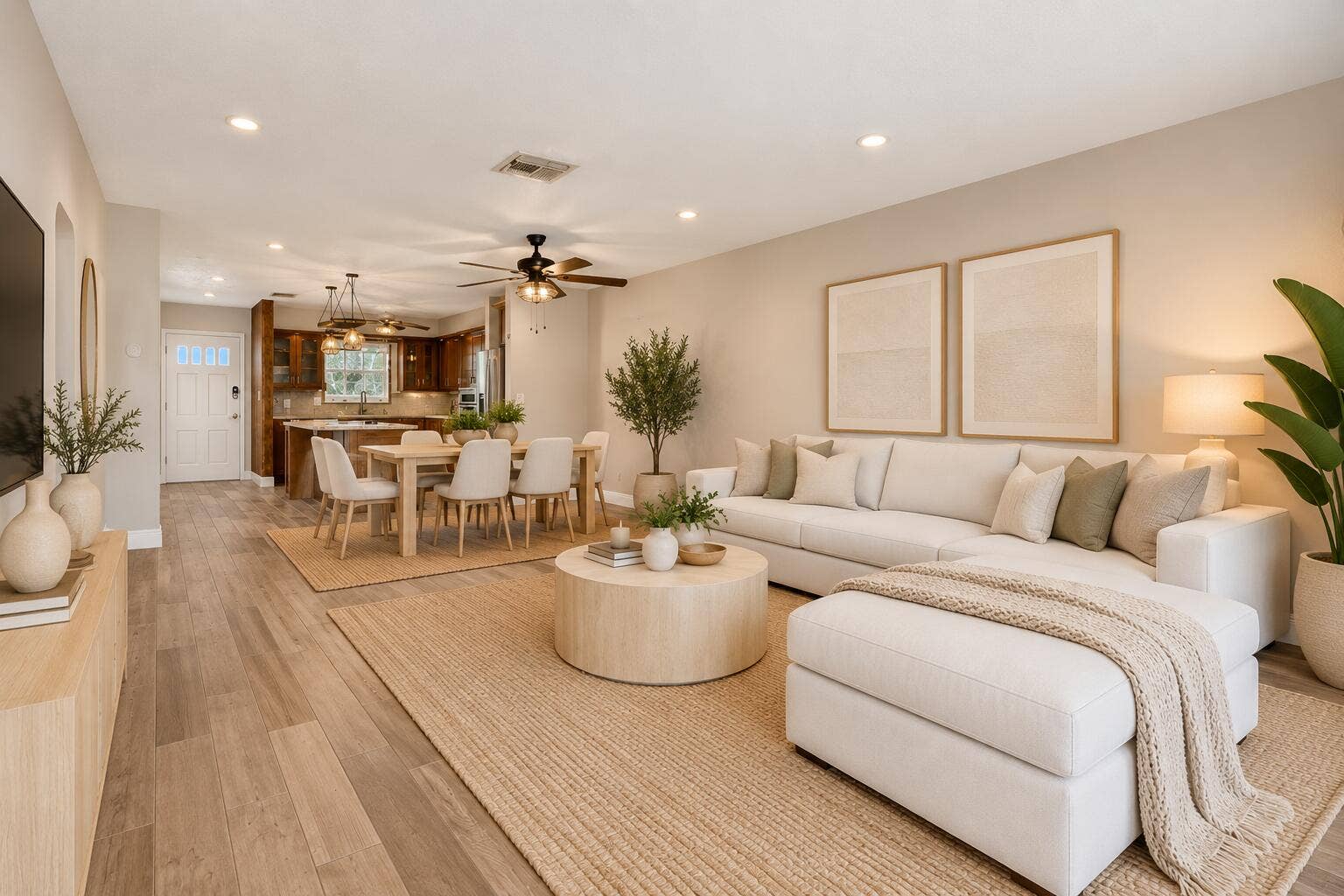 Staged Living Space