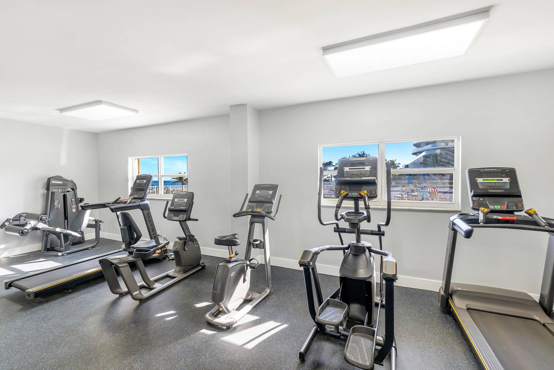 750 N OCEAN Boulevard, #1502, Pompano Beach, FL 33062 Gym with a Ocean View