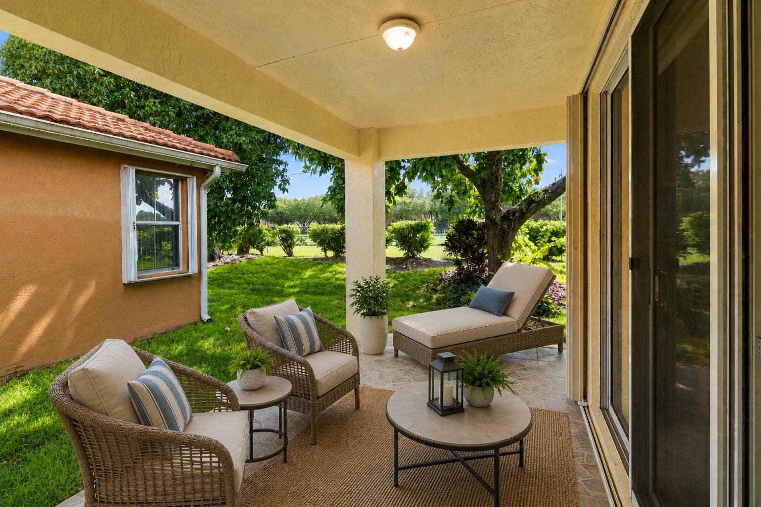 2311 SW 125th Avenue, Miramar, FL 33027 Virtually staged patio