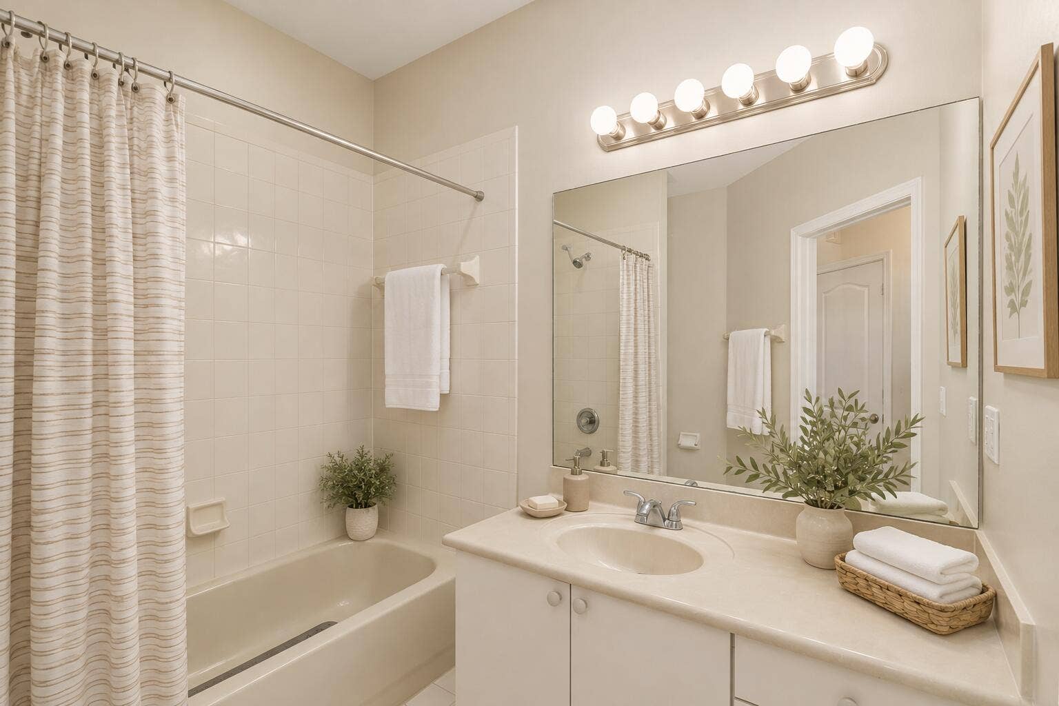 2311 SW 125th Avenue, Miramar, FL 33027 Virtually staged bathroom 2 to show neutral paint color