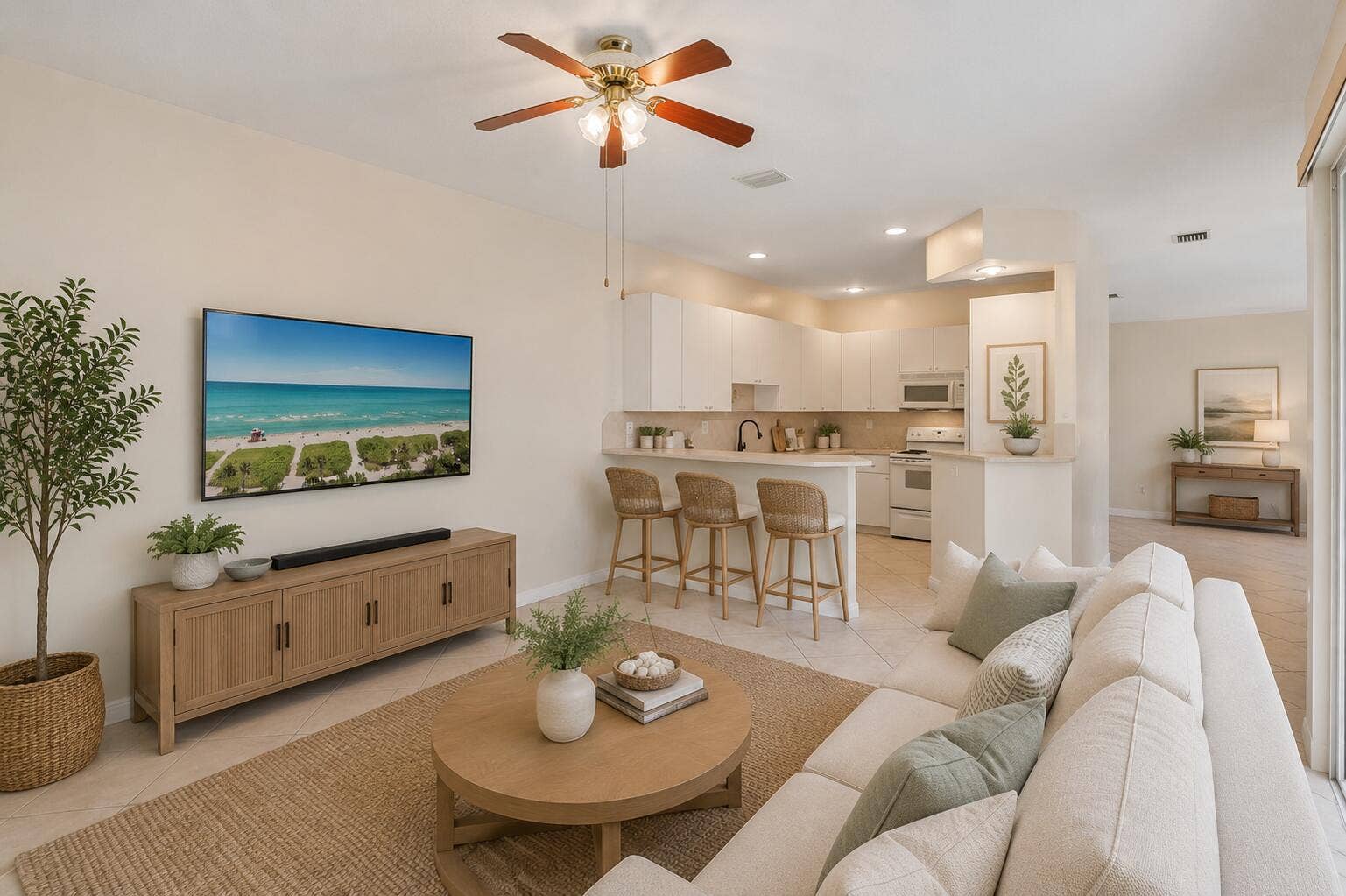 2311 SW 125th Avenue, Miramar, FL 33027 Virtually Staged family room