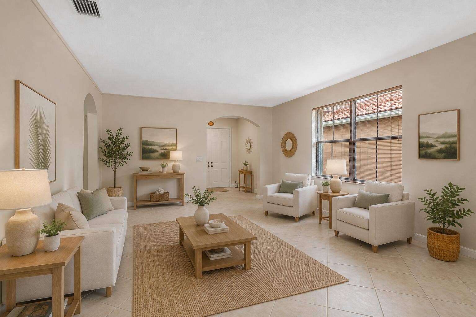 2311 SW 125th Avenue, Miramar, FL 33027 Virtually Staged Living room