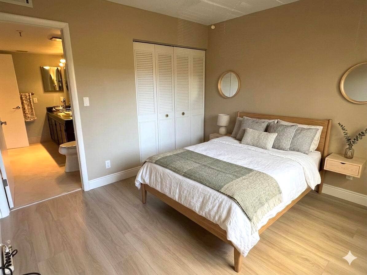 14460 Strathmore Lane, #306, Delray Beach, FL 33446 virtual furniture 2 nd bedroom