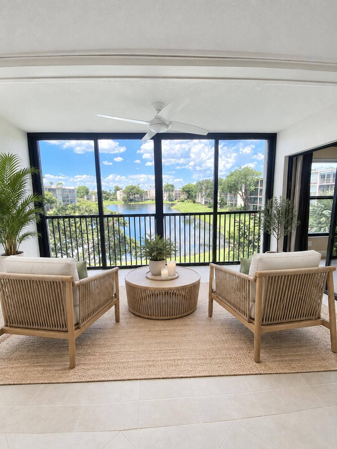14460 Strathmore Lane, #306, Delray Beach, FL 33446 Lanai with fabulous view!