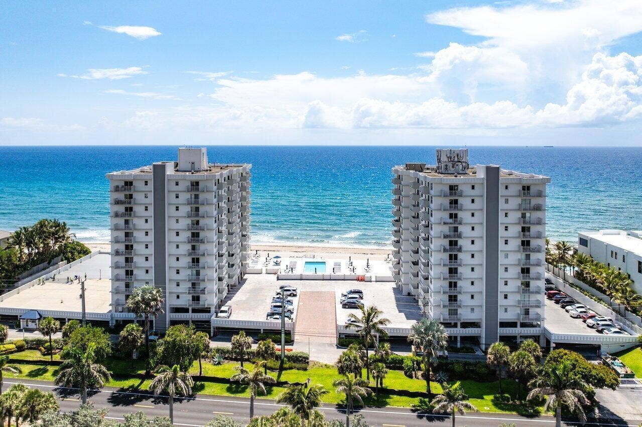 4505 S Ocean Boulevard, #502, Highland Beach, FL 33487 Building view
