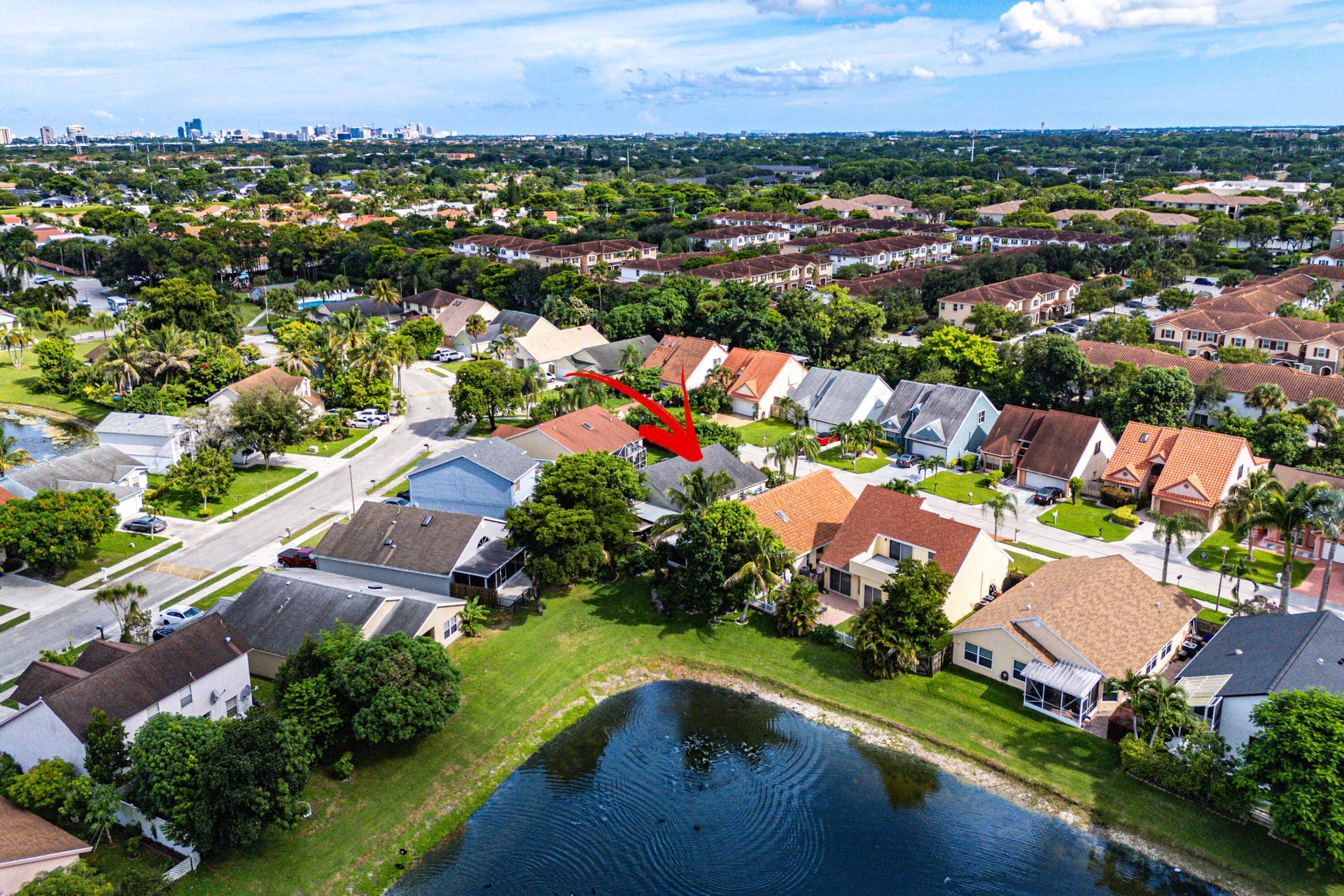 5115 Foxhall Drive S, West Palm Beach, FL 33417 Aerial 6