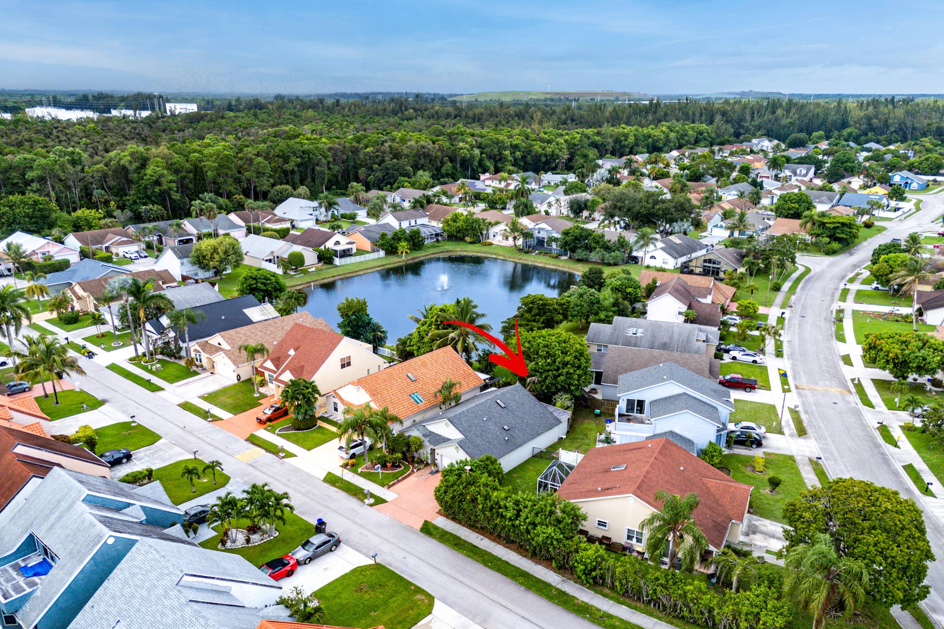 5115 Foxhall Drive S, West Palm Beach, FL 33417 Aerial 4