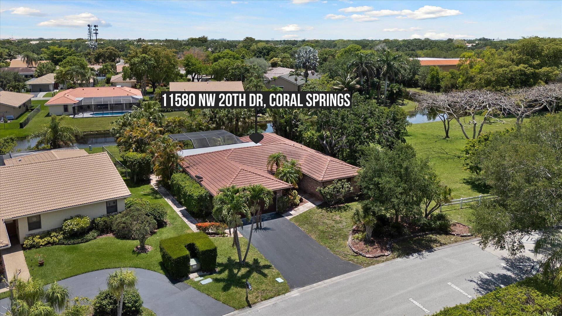 11580 NW 20TH Drive NW, Coral Springs, Coral Springs, FL 33071 Aerial View