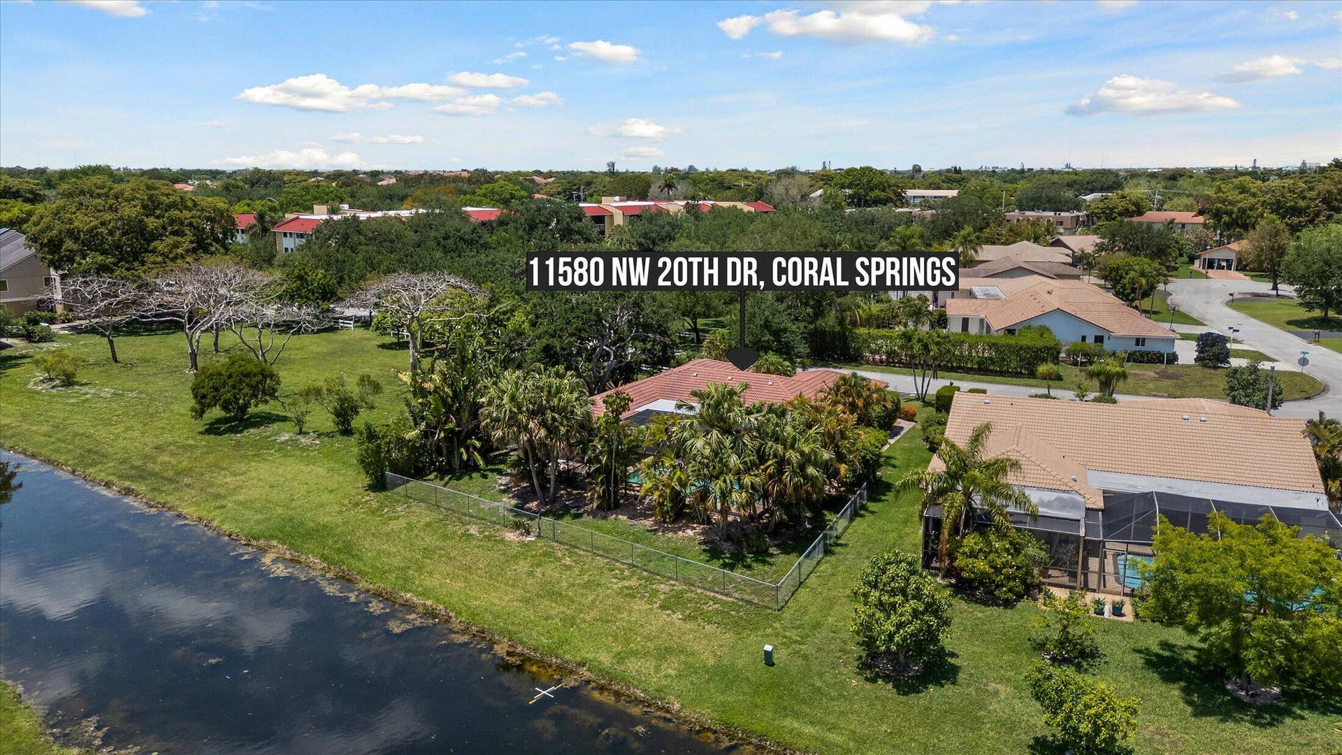 11580 NW 20TH Drive NW, Coral Springs, Coral Springs, FL 33071 Aerial View