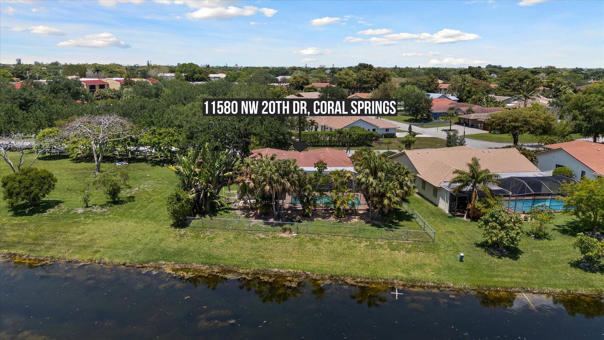11580 NW 20TH Drive NW, Coral Springs, Coral Springs, FL 33071 Aerial View