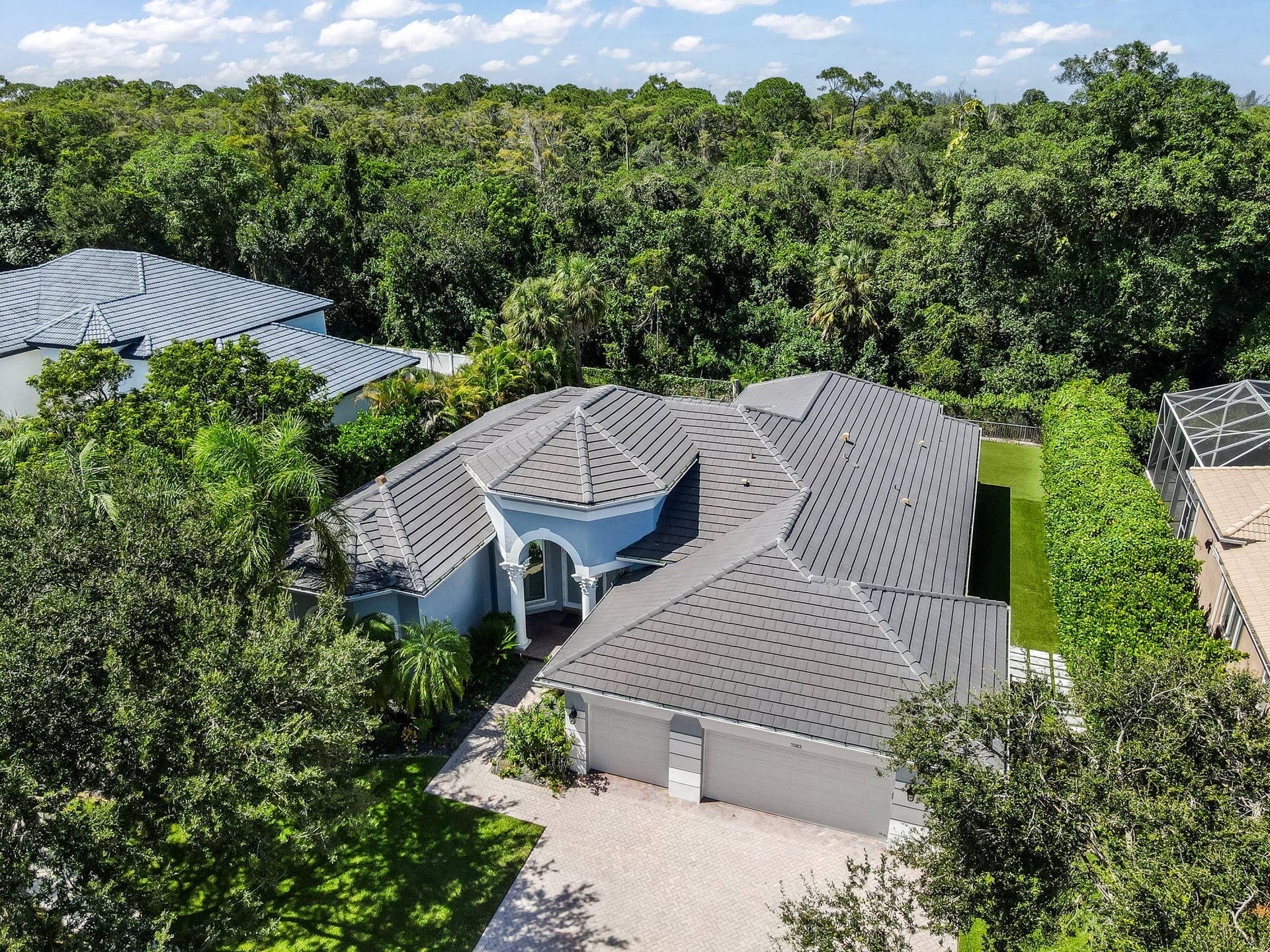 7083 NW 71ST Manor, Parkland, FL 33067 Aerial Front view
