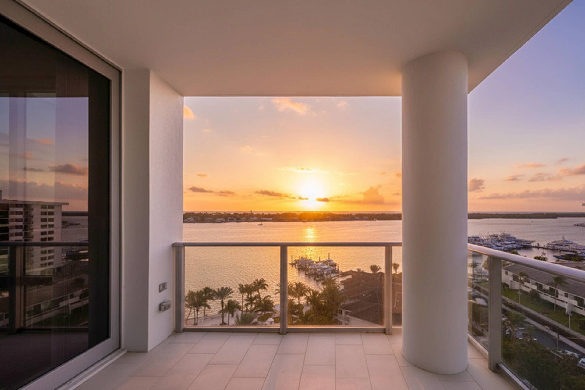 2 WATER CLUB Way, #1003, North Palm Beach, FL 33408 Primary Balcony - Sunrise