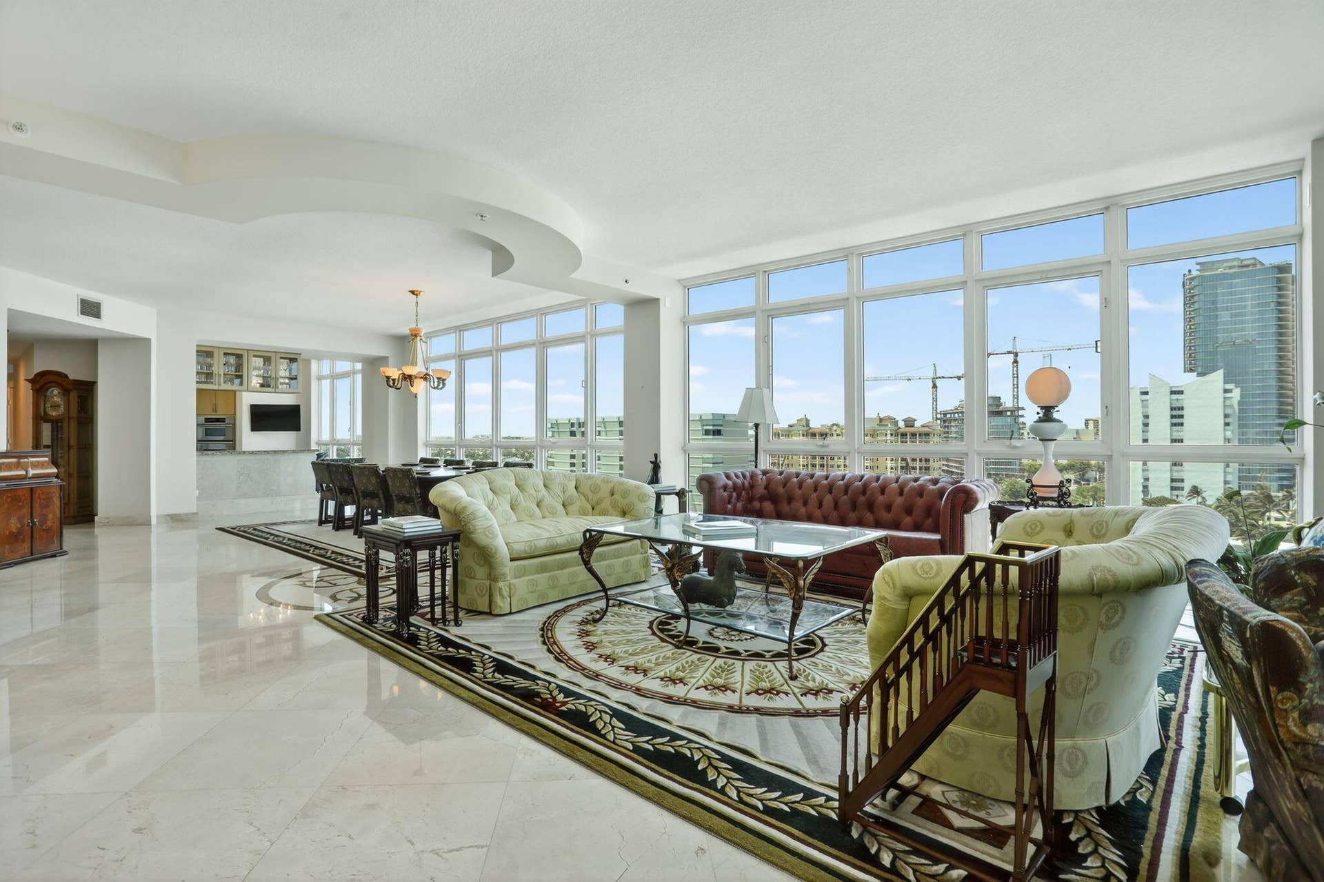1430 S OCEAN Boulevard, #10-A, Lauderdale By The Sea, FL 33062 Marble Flooring Throughout