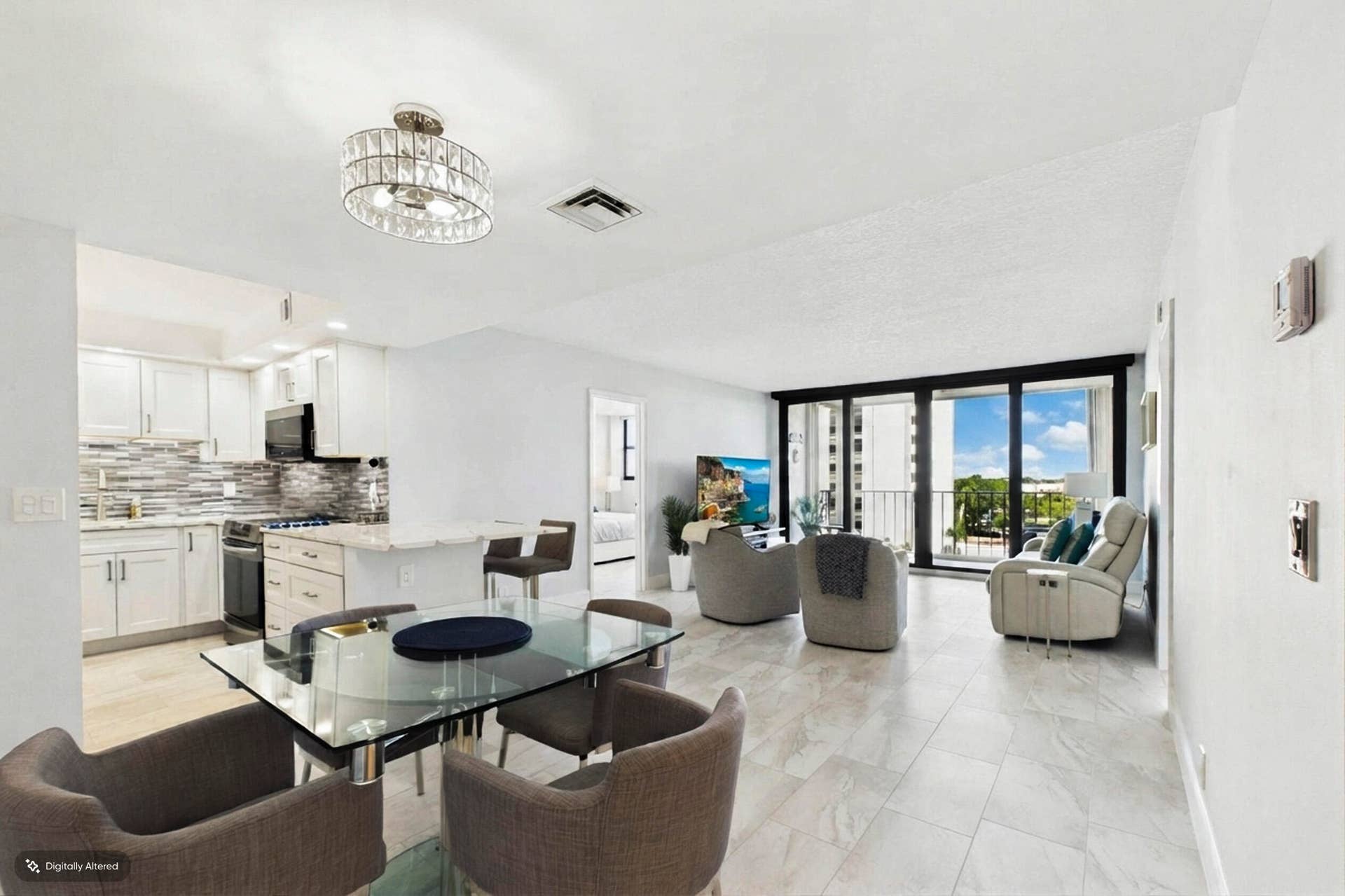 336 GOLFVIEW Road, #708, North Palm Beach, FL 33408 Dining to Living Room