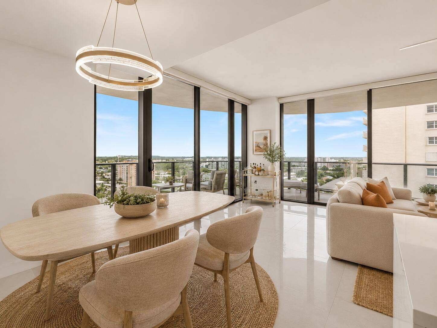 730 N OCEAN Boulevard, #1501, Pompano Beach, FL 33062 Dining w/City Views