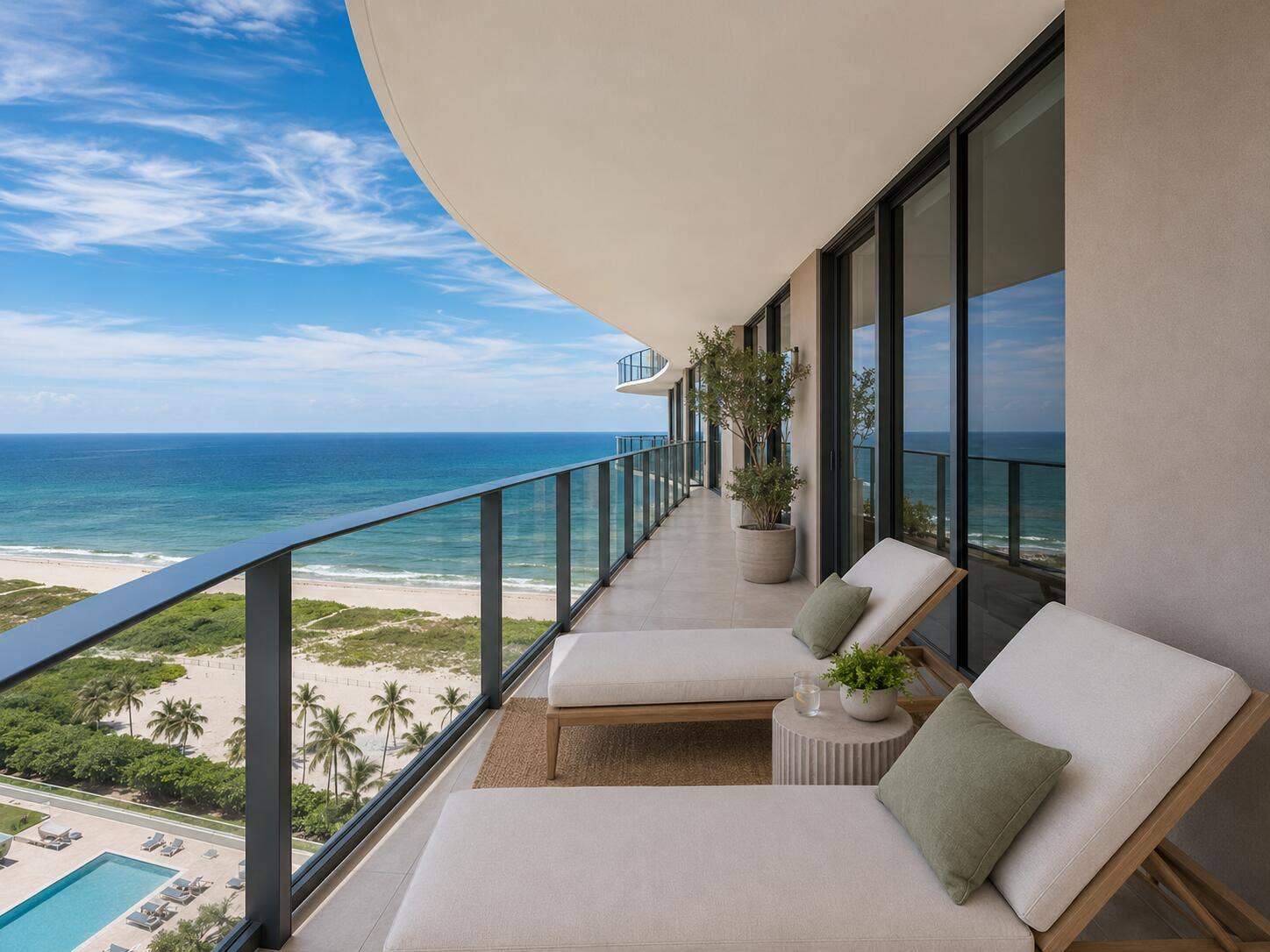 730 N OCEAN Boulevard, #1501, Pompano Beach, FL 33062 Wrap -Around Balcony