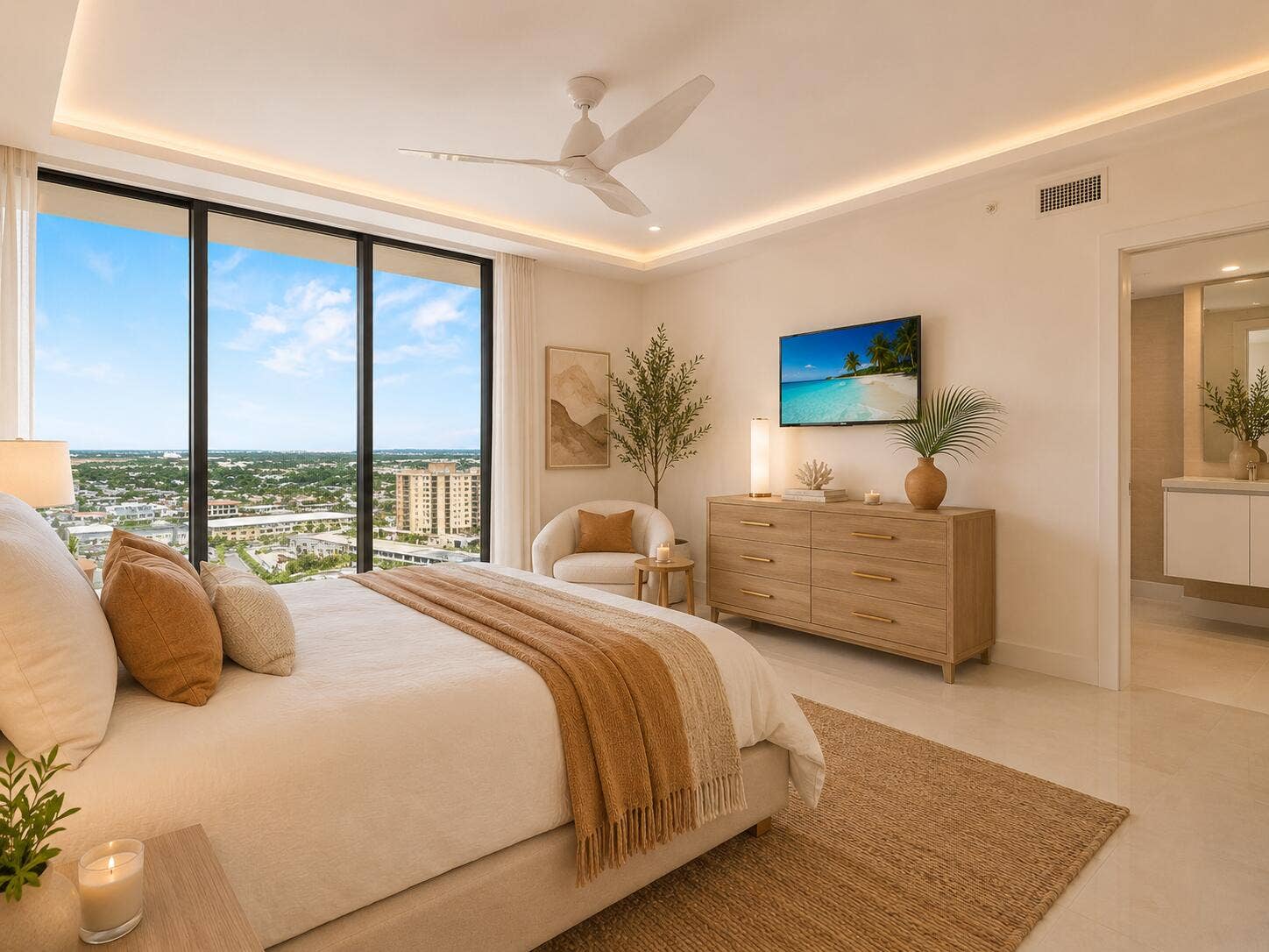 730 N OCEAN Boulevard, #1501, Pompano Beach, FL 33062 Virtually Enhanced 2nd Bedroom