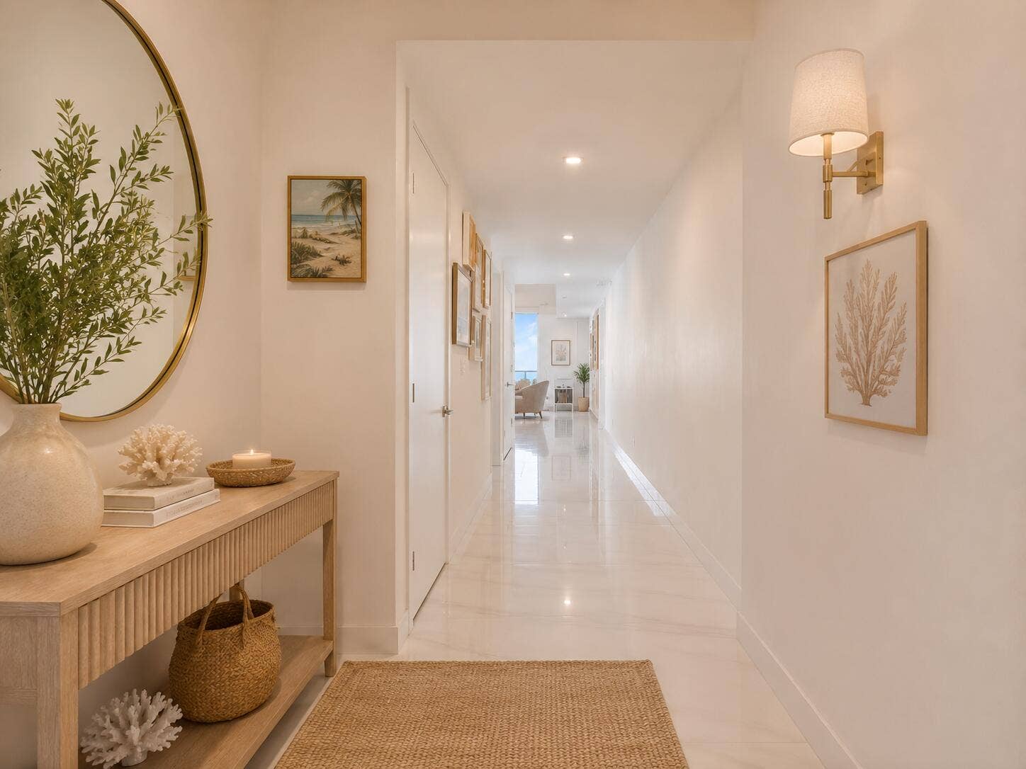 730 N OCEAN Boulevard, #1501, Pompano Beach, FL 33062 Entrance Hallway