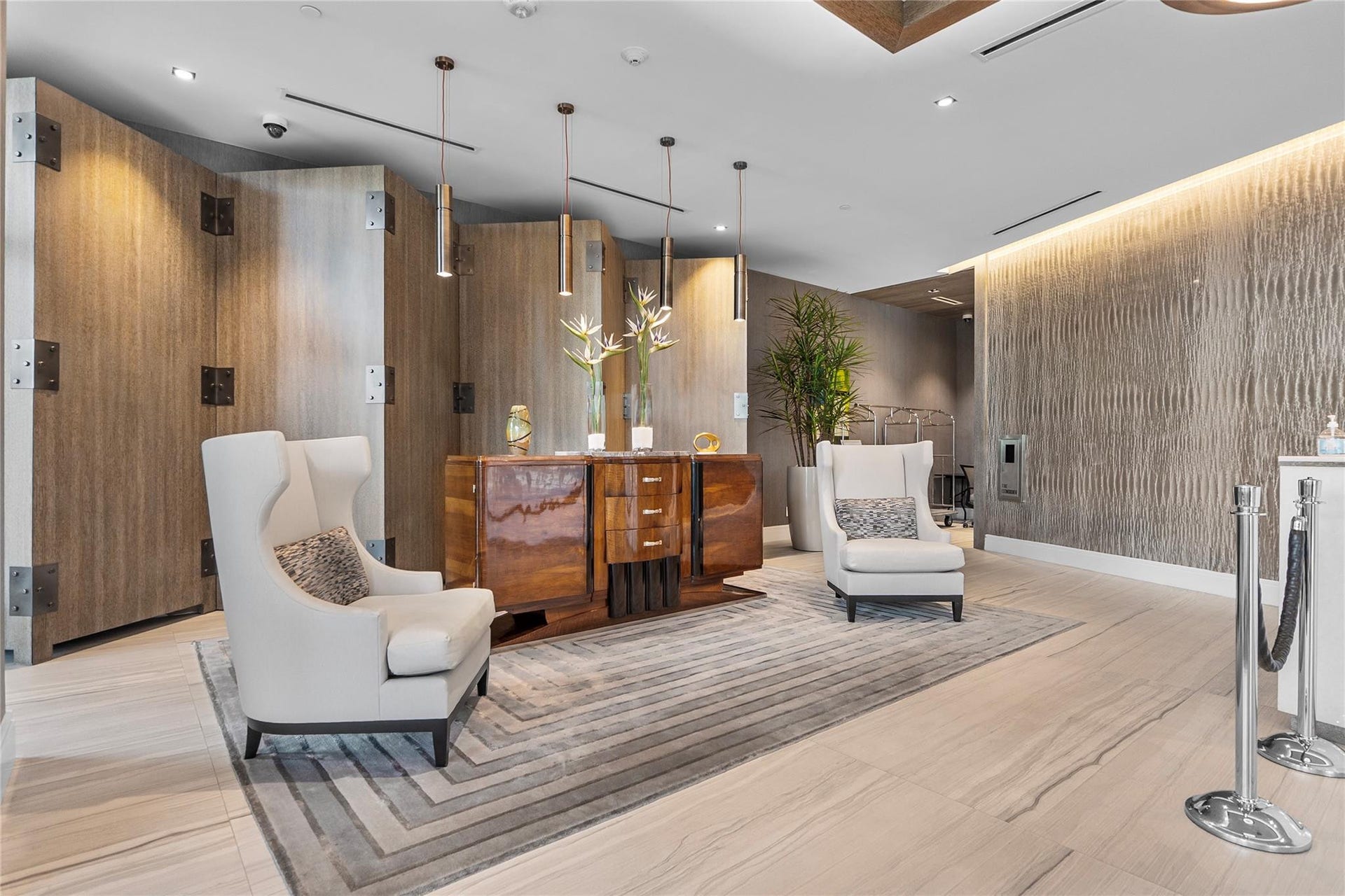 730 N OCEAN Boulevard, #1501, Pompano Beach, FL 33062 Boutique Lobby Entrance.