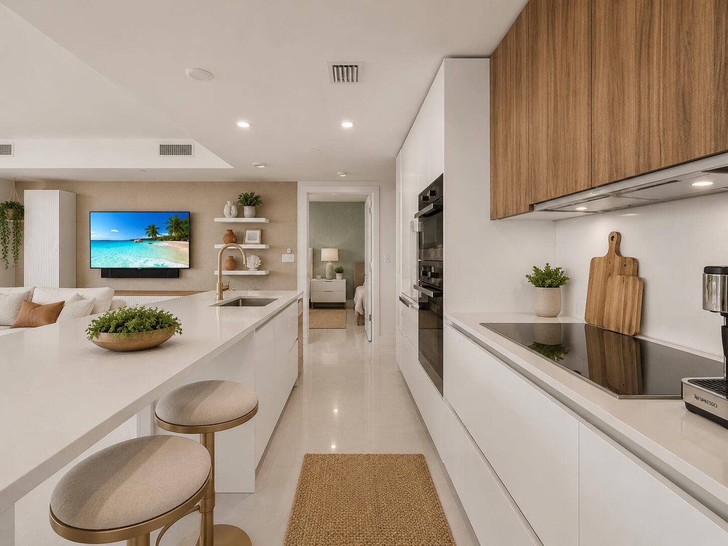730 N OCEAN Boulevard, #1501, Pompano Beach, FL 33062 Counter w/ Dining Space