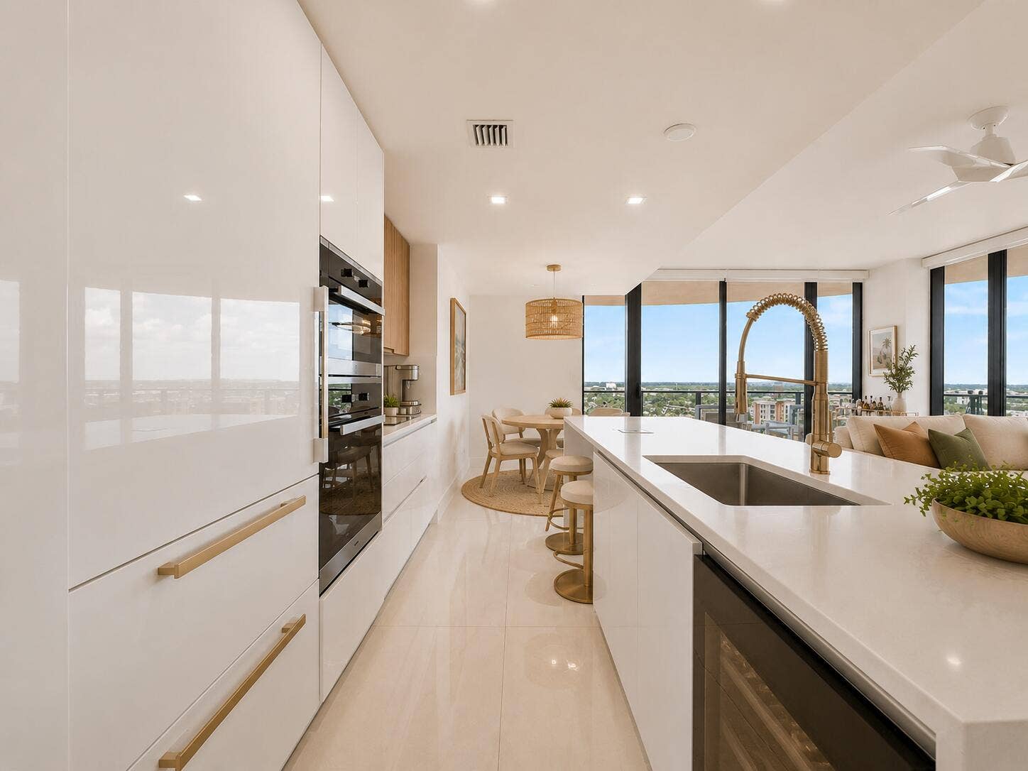 730 N OCEAN Boulevard, #1501, Pompano Beach, FL 33062 Kitchen